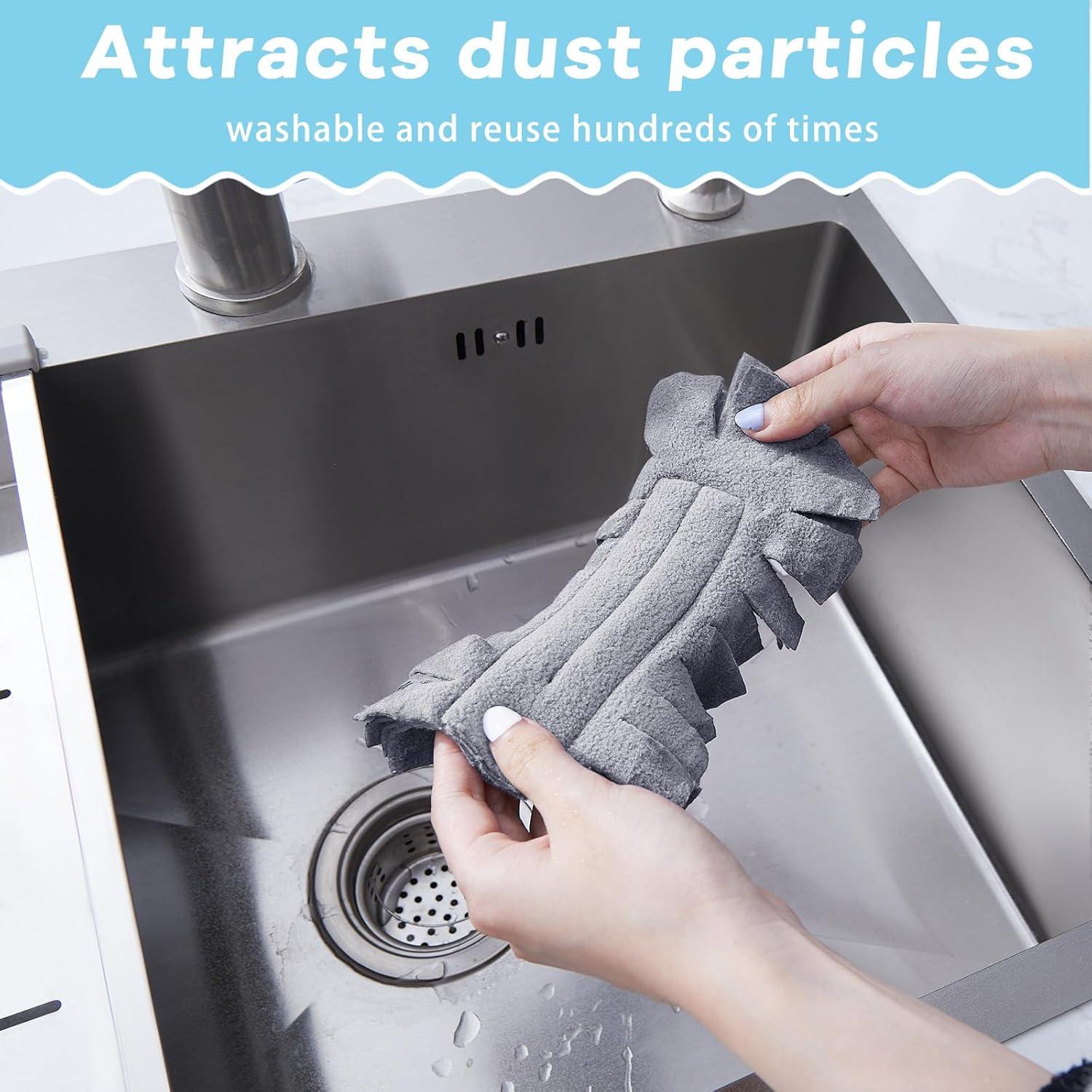 Recargas de Plumero Reutilizables Zubebe 3 Pcs Fleece Multiusos