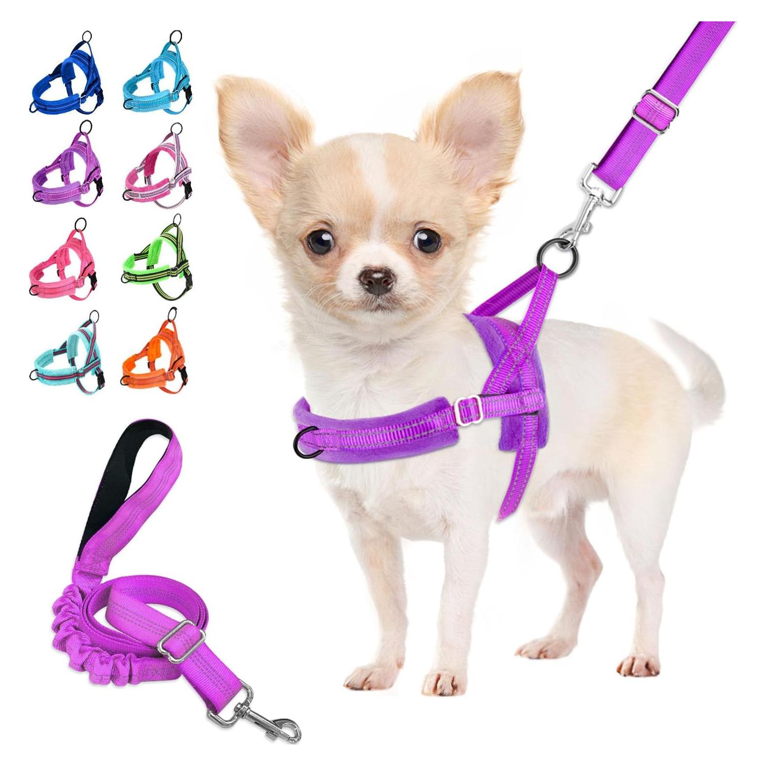 Arnés para Perros Pequeños Lukovee Acolchado Reflectante XXS