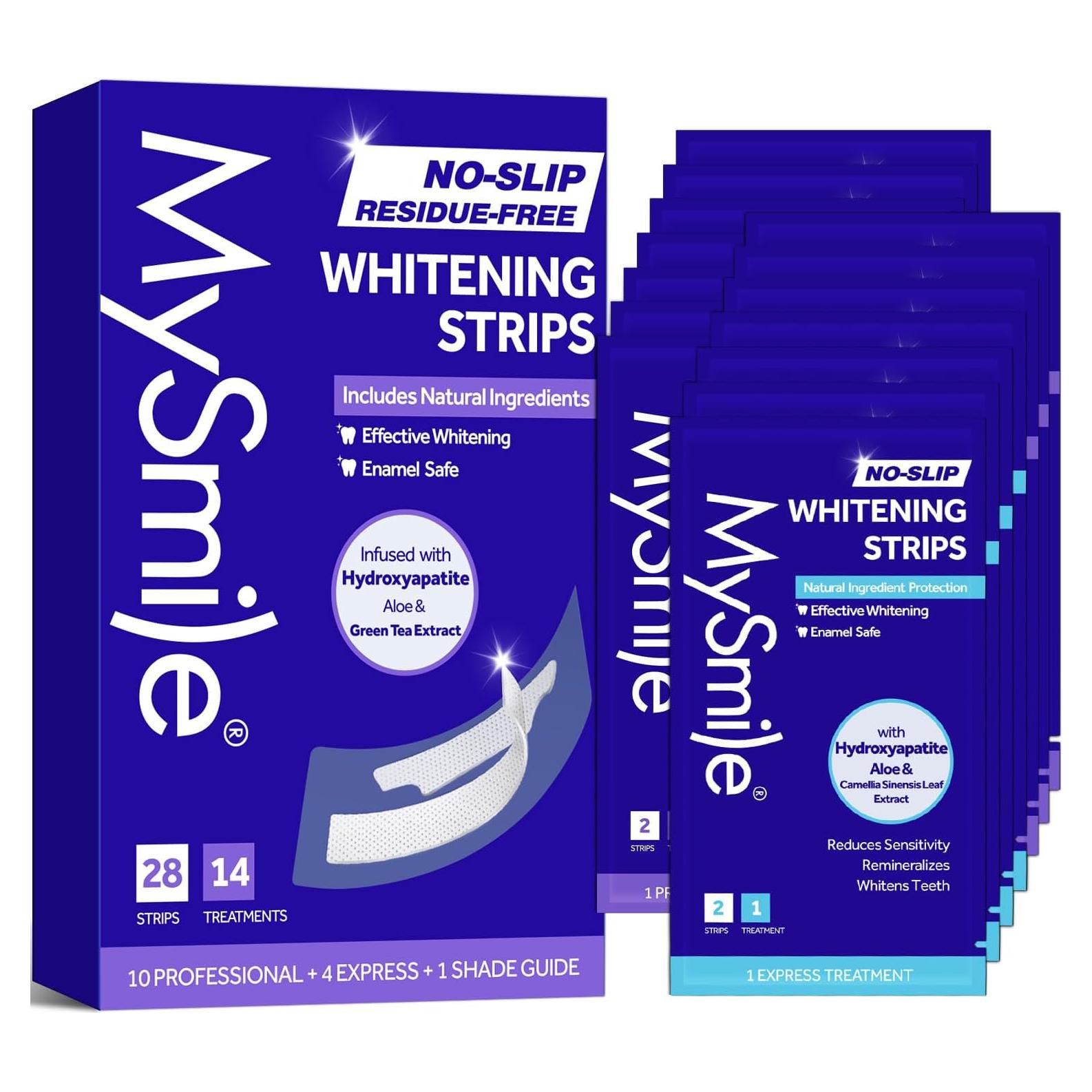 Tiras Blanqueadoras MySmile - 28 Tratamientos Sin Sensibilidad