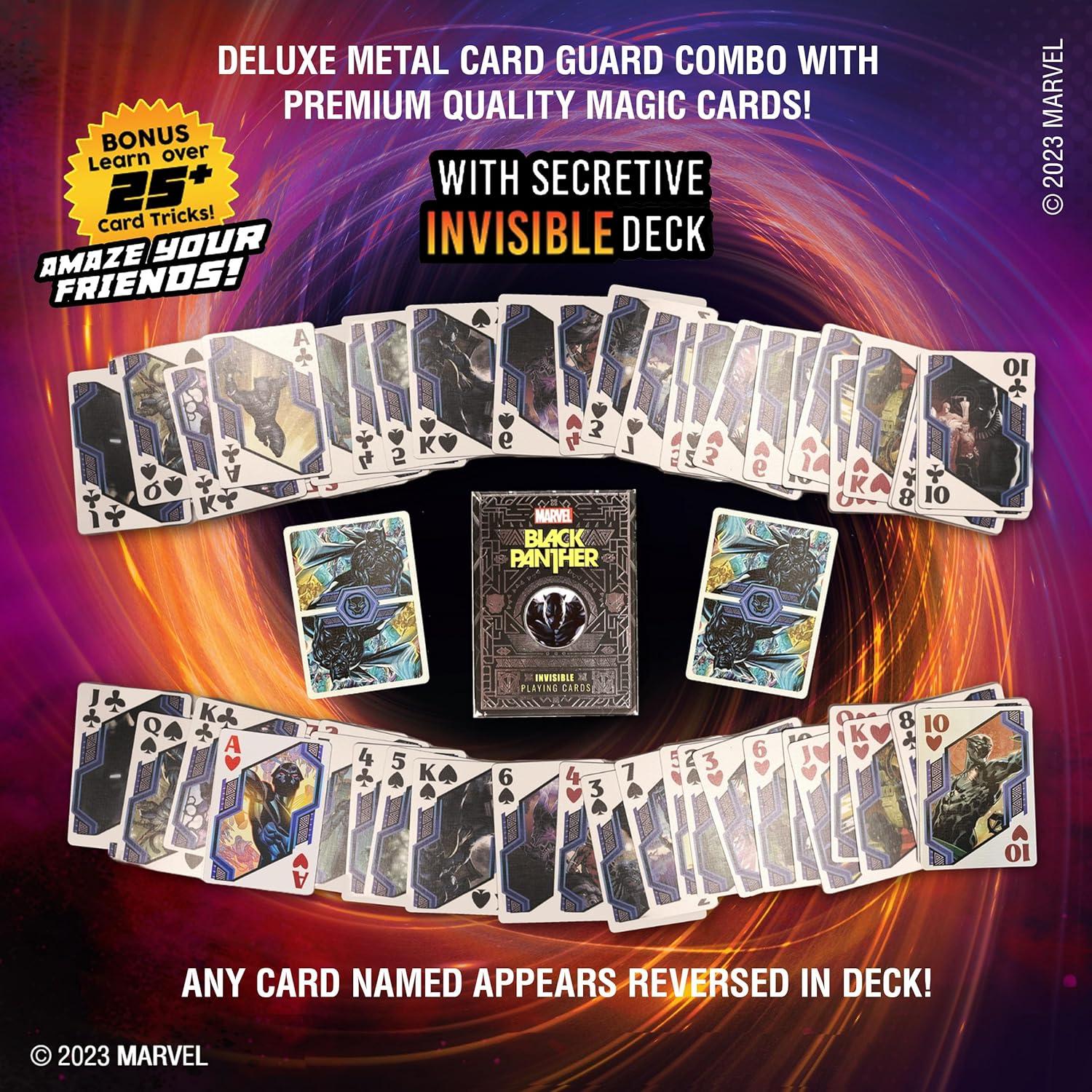 Baraja Mágica Black Panther Fantasma con Estuche Protector