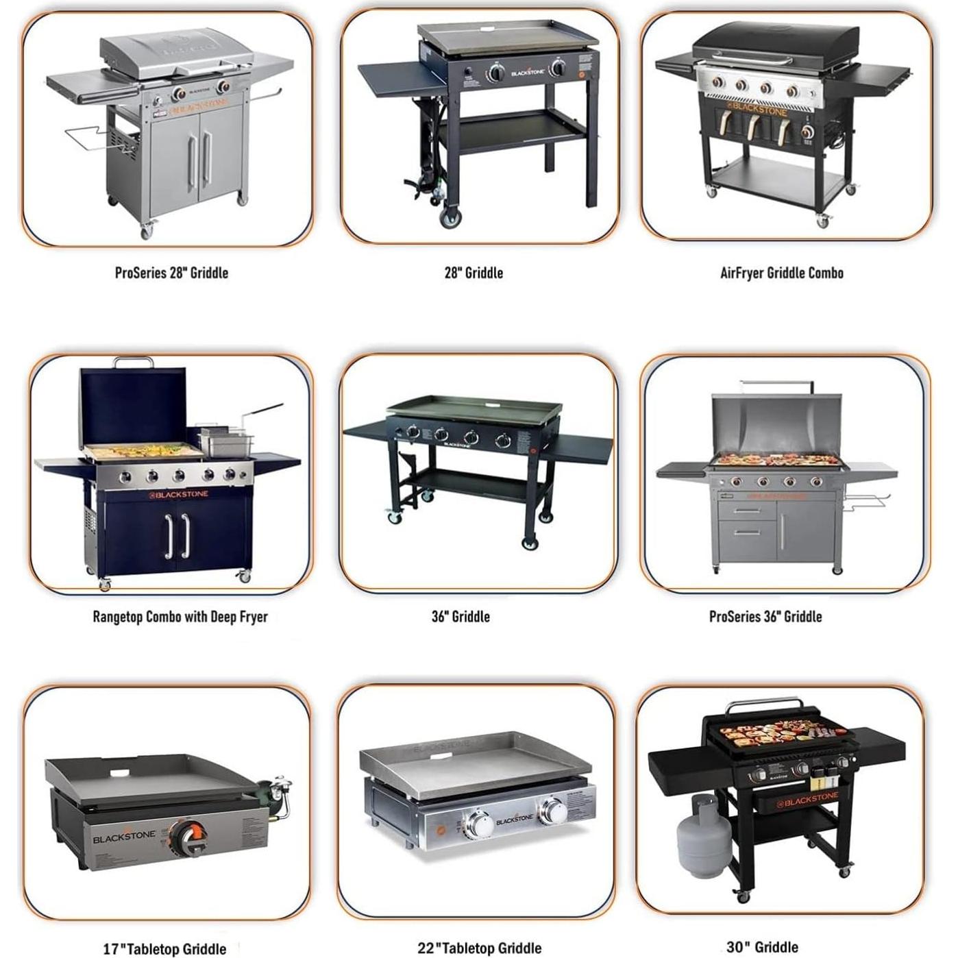 Paquete de 50 forros de bandeja de goteo Blackstone 20.32x9.4 cm