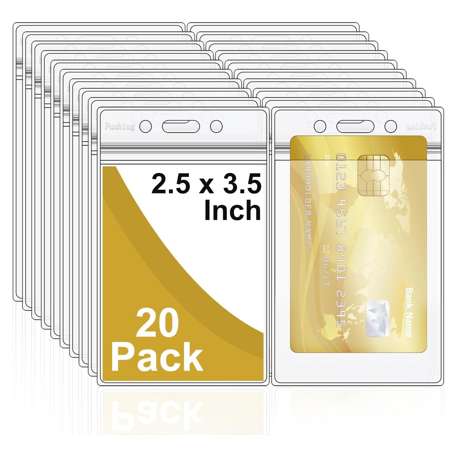 Soporte de Identificación Vertical Fushing 20 Pcs PVC 0.4mm