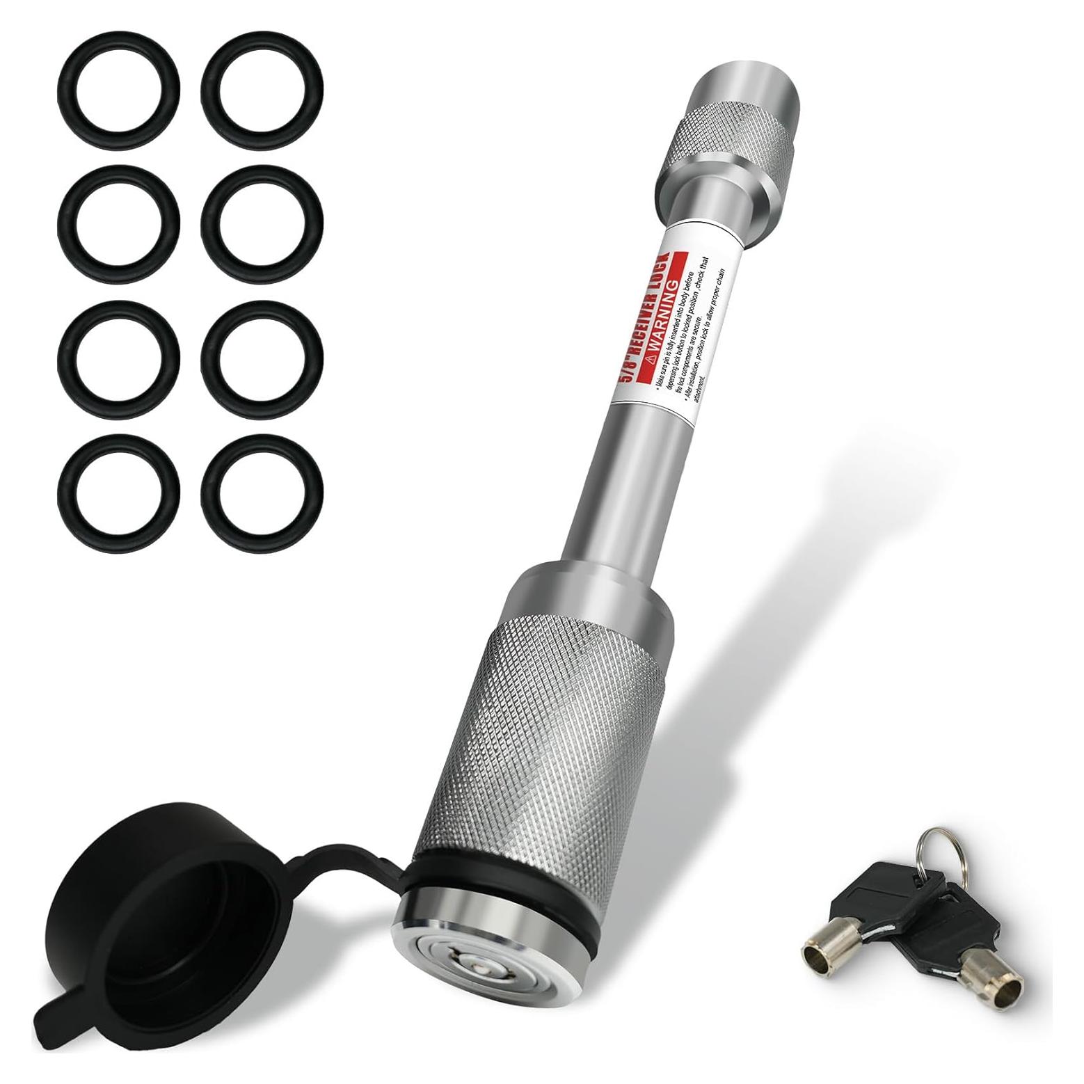 Cerradura de Enganche TYT 5/8" Diámetro 4" Pasador Plata