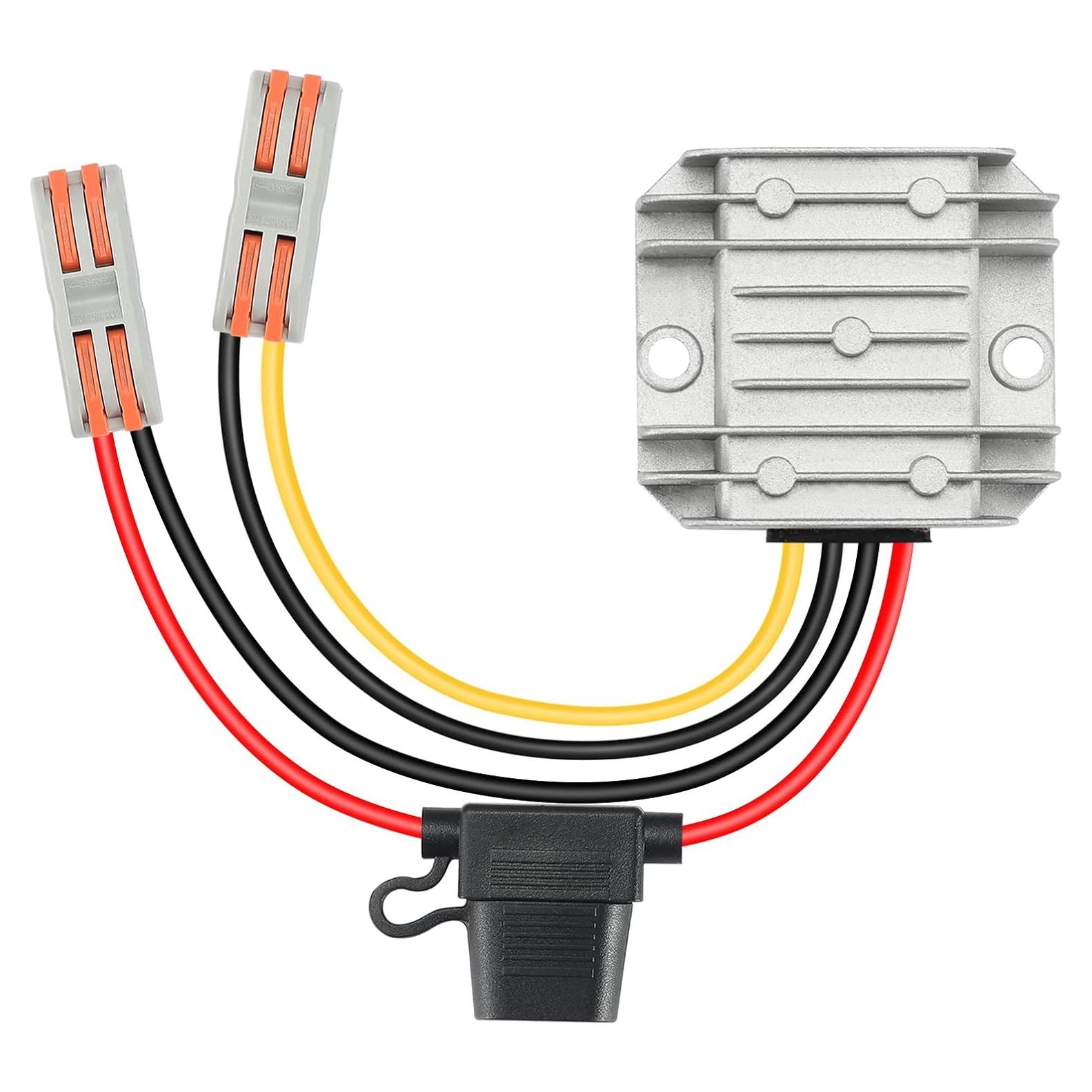 Convertidor Buck 12V 5A YBBOTT 60W DC 9-32V a 12V