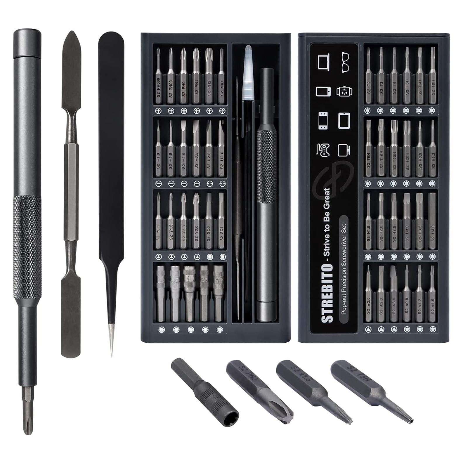 Juego de Destornilladores de Precisión STREBITO 50 en 1 S2