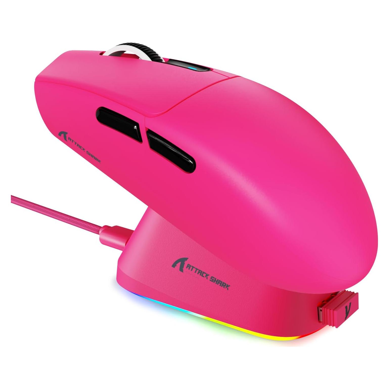 RATÓN GAMING INALÁMBRICO ATTACK SHARK G3 PRO RGB 25K DPI