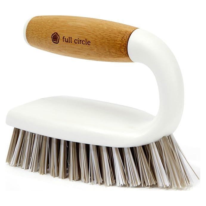 Cepillo de Fregado Multiusos Full Circle Tough Stuff Blanco 22.1x20.1x14 cm