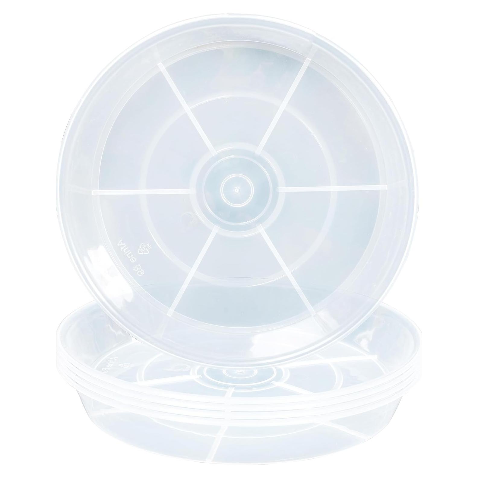 Paquete de 6 Platos de Goteo para Plantas Afrine 12.7 cm