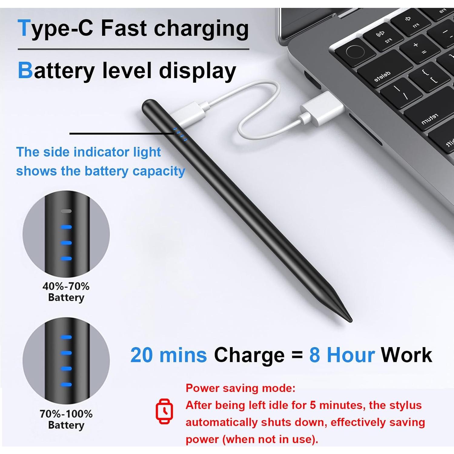 Lápiz Stylus DOGAIN para iPad 9na y 10ma Generación - Carga Rápida