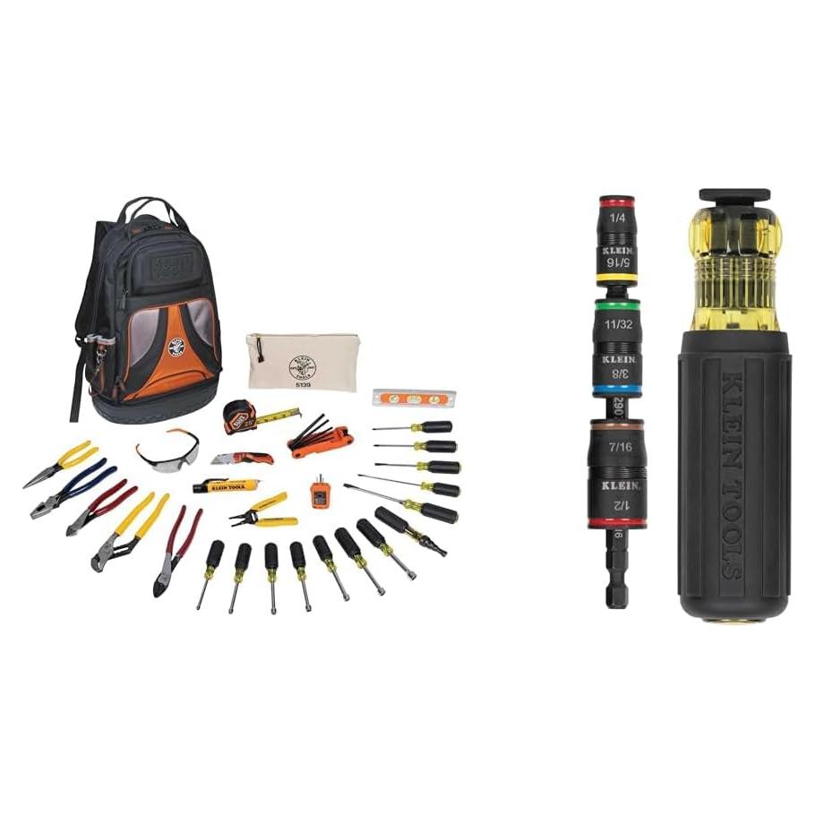 Kit de Herramientas Klein Tools 28 Piezas con Alicates y Destornillador 7-en-1