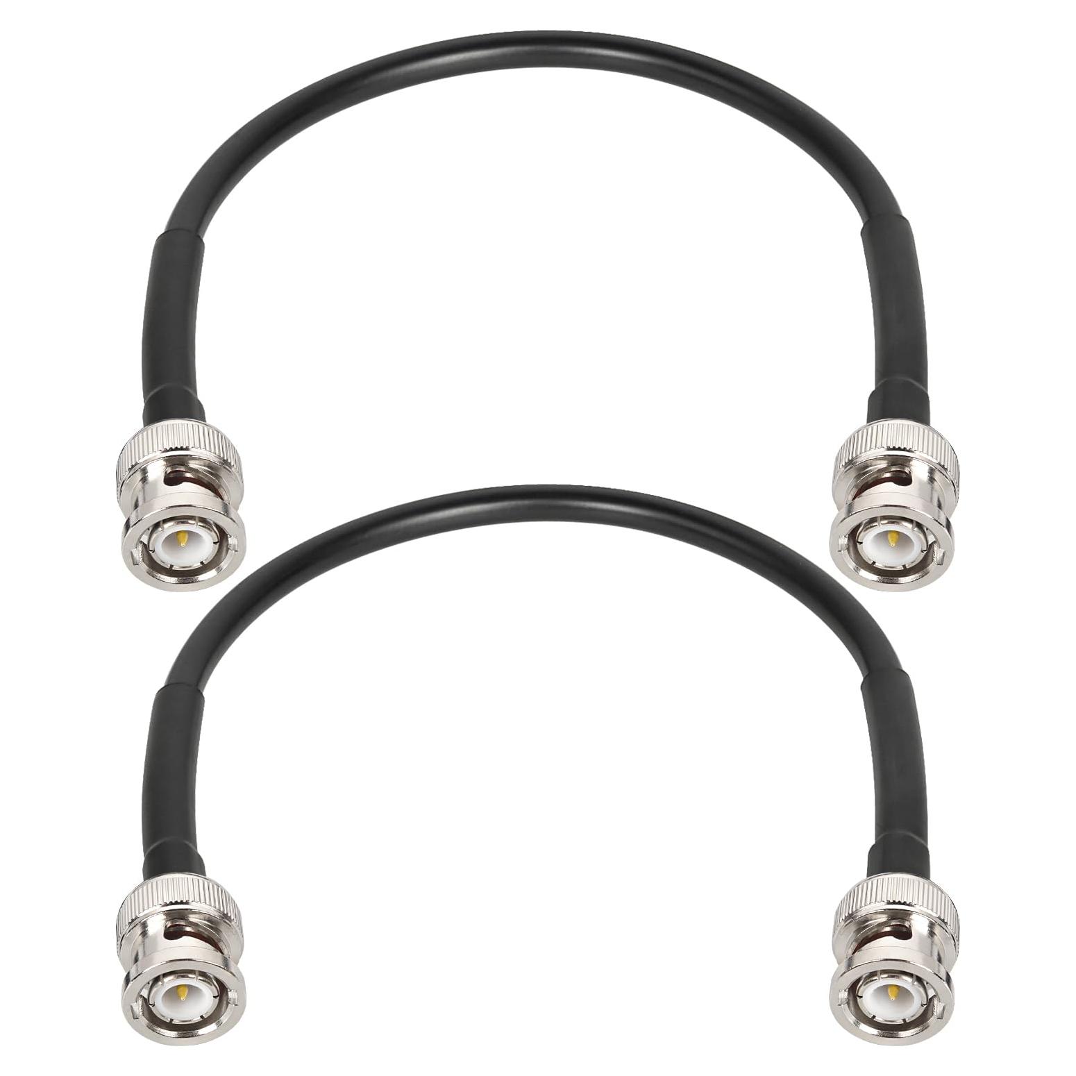 Cable coaxial BNC macho a macho RG8X 30.48cm 50 ohm MOOKEERF