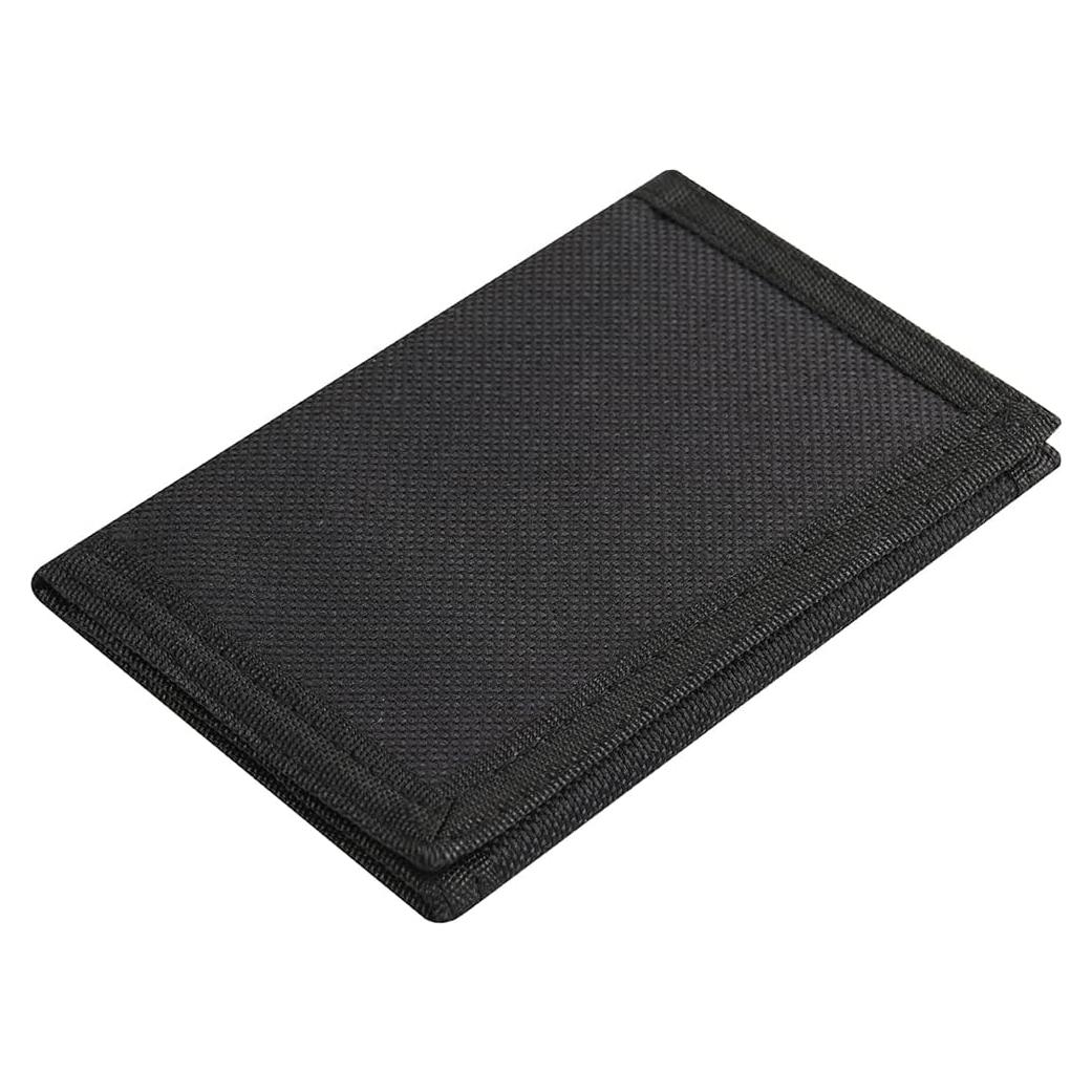 Cartera Trifold de Lona para Niños Lamiza - Negro