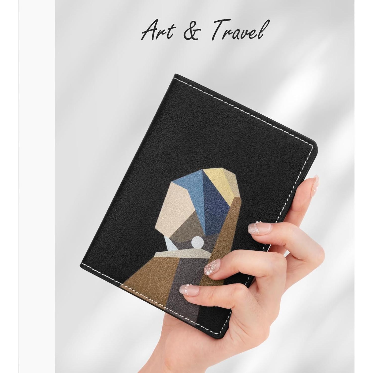 Funda para Pasaporte Lychii RFID Cuero PU Slim 14.5x10.5cm