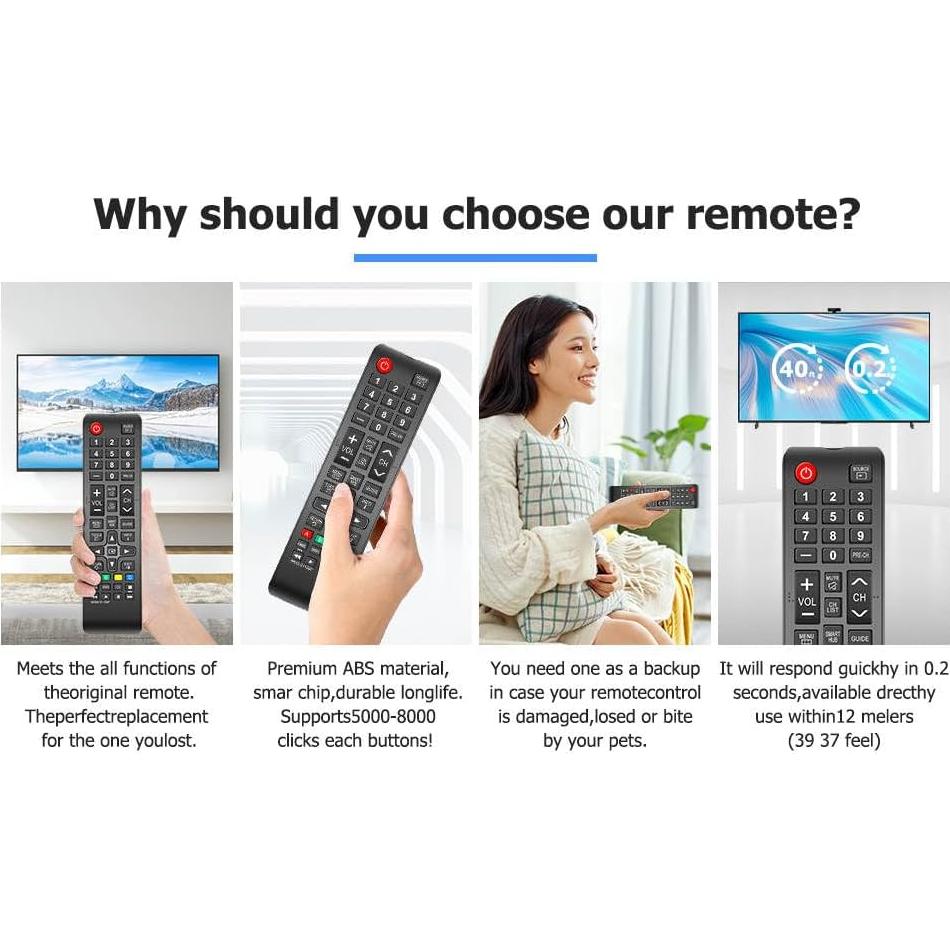 Control Remoto Universal Samsung BN59-01199F para Smart TV