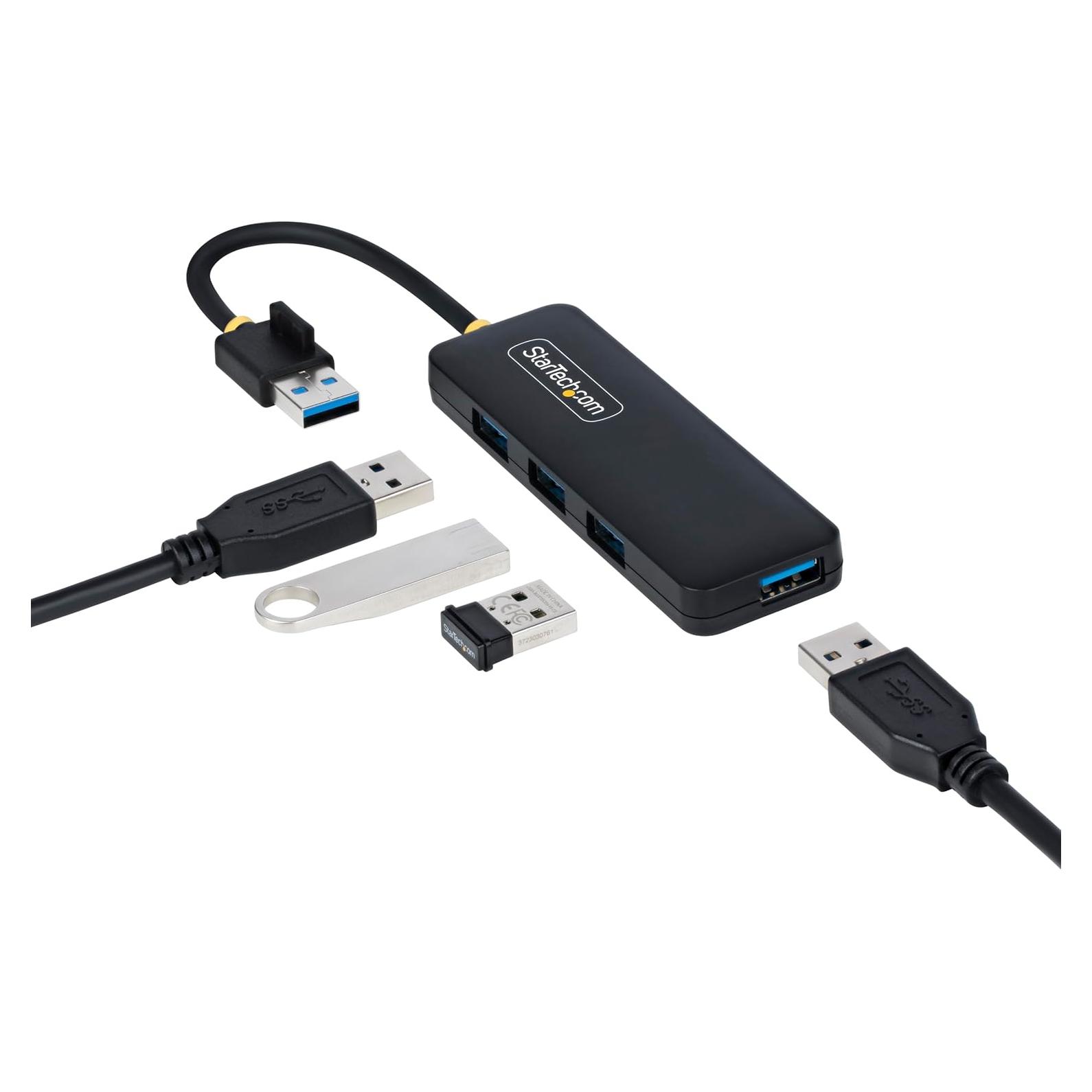 Hub USB-A de 4 Puertos StarTech.com, USB 3.0, Compacto y Portátil