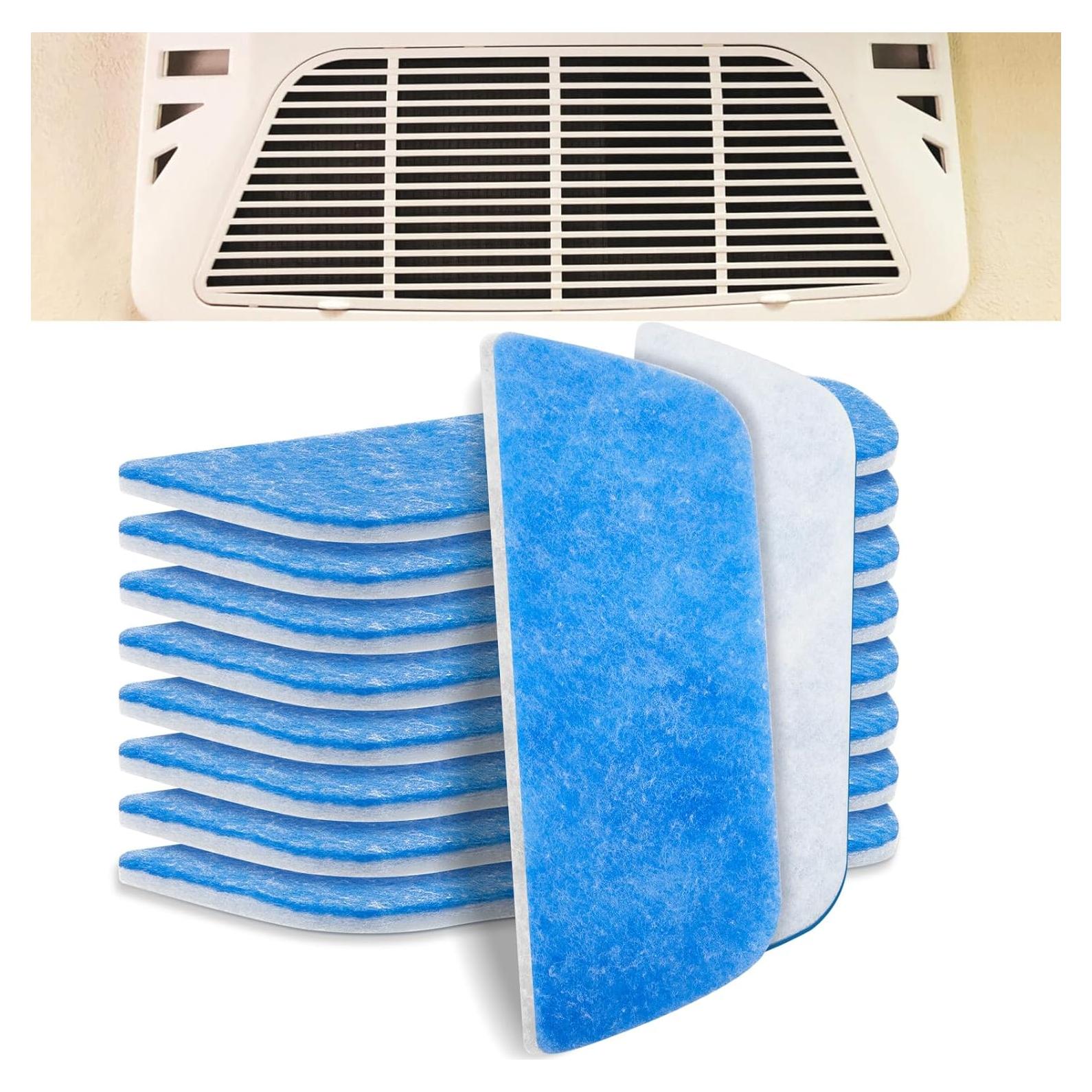 Paquete de 10 Filtros de Aire Ziliny para Aire Acondicionado RV 40.6x15.2 cm