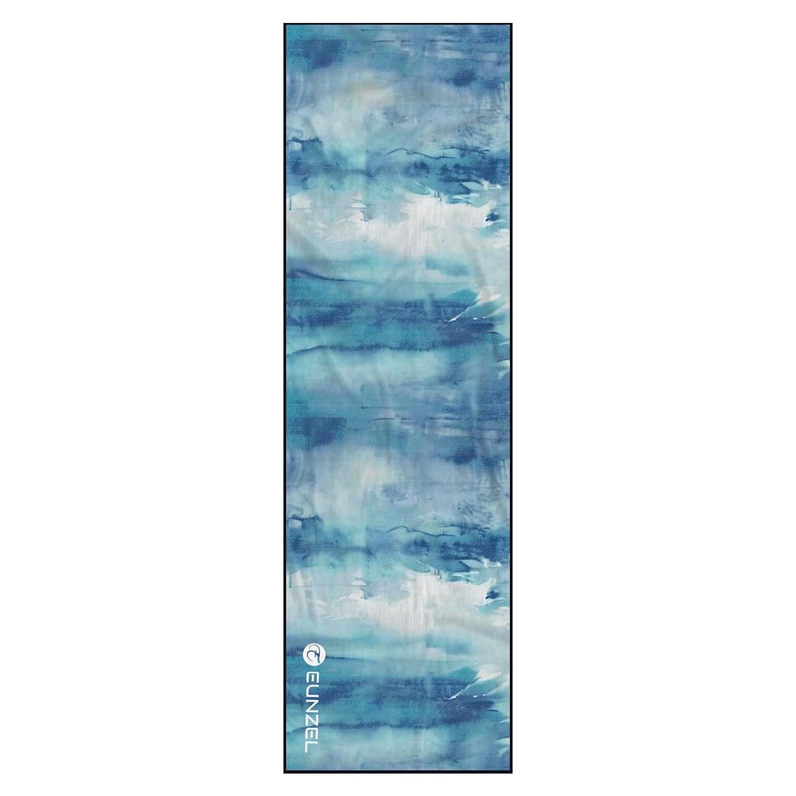 Toalla de Enfriamiento Eunzel 101.6x30.5cm Microfibra Azul