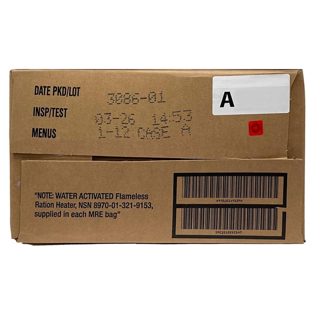 Comidas Wornick Listas para Comer - 12 Paquetes para Emergencias