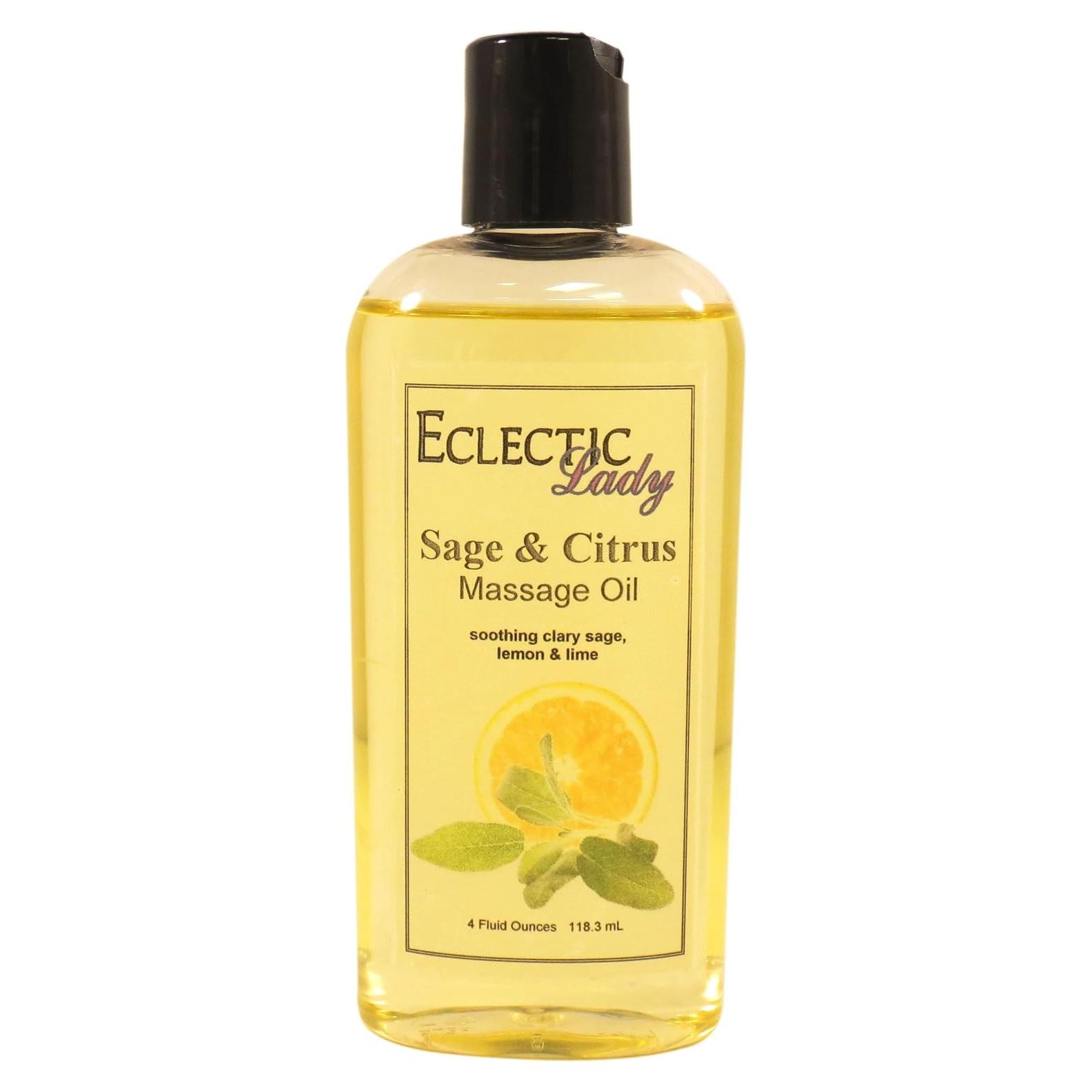 Aceite de Masaje Eclectic Lady Salvia y Cítricos 113 g
