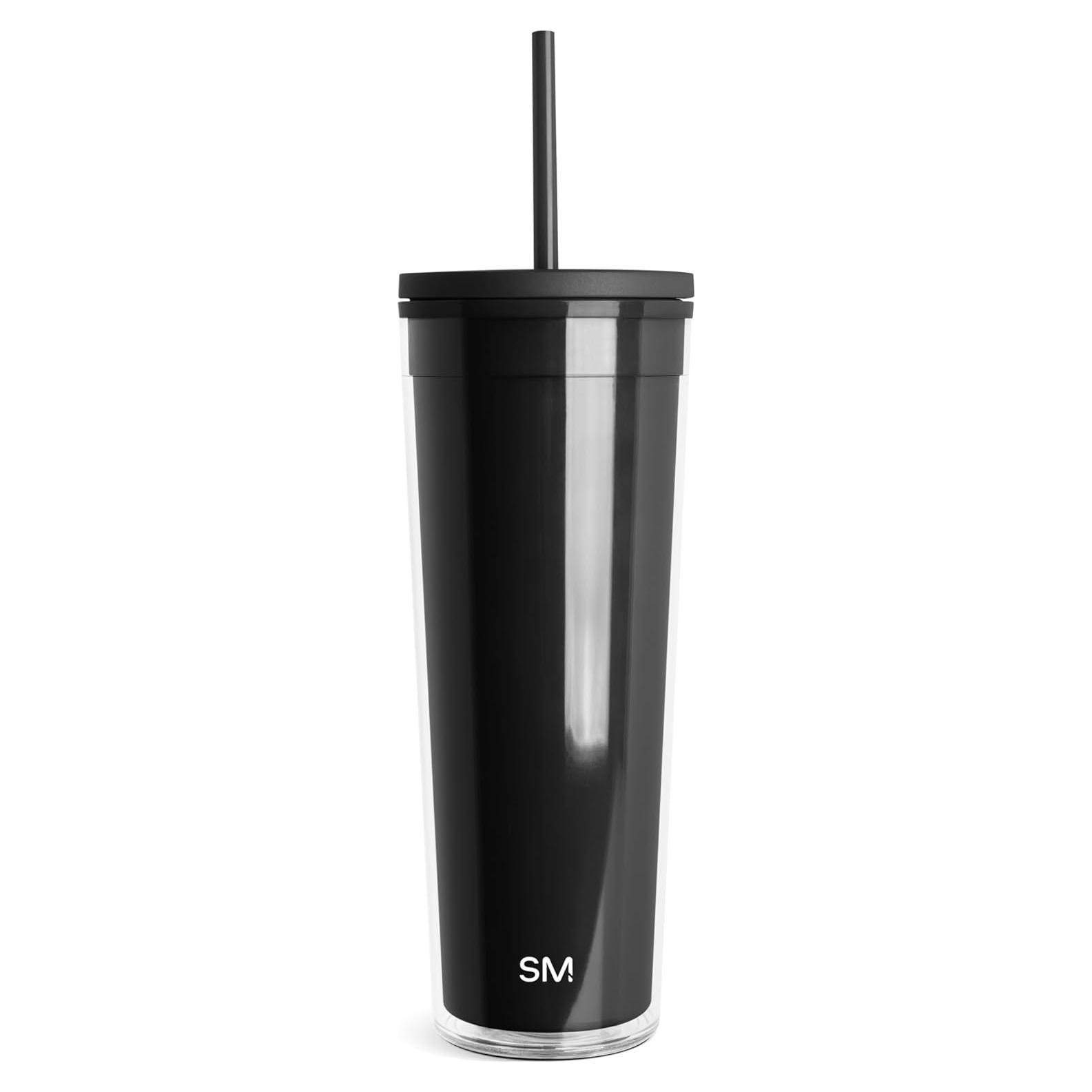 Vaso Reutilizable Simple Modern 24oz Negro Medianoche Sin BPA