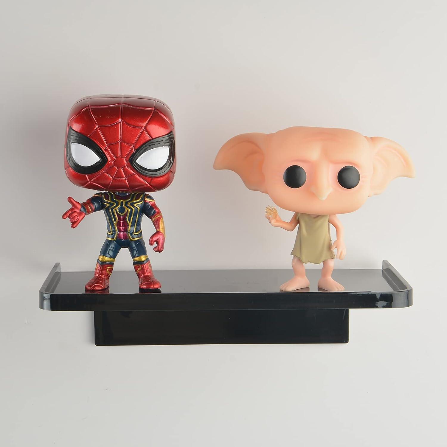 Estante de Pared Flotante JDYOOMI Negro 18.5x10.8cm Duradero