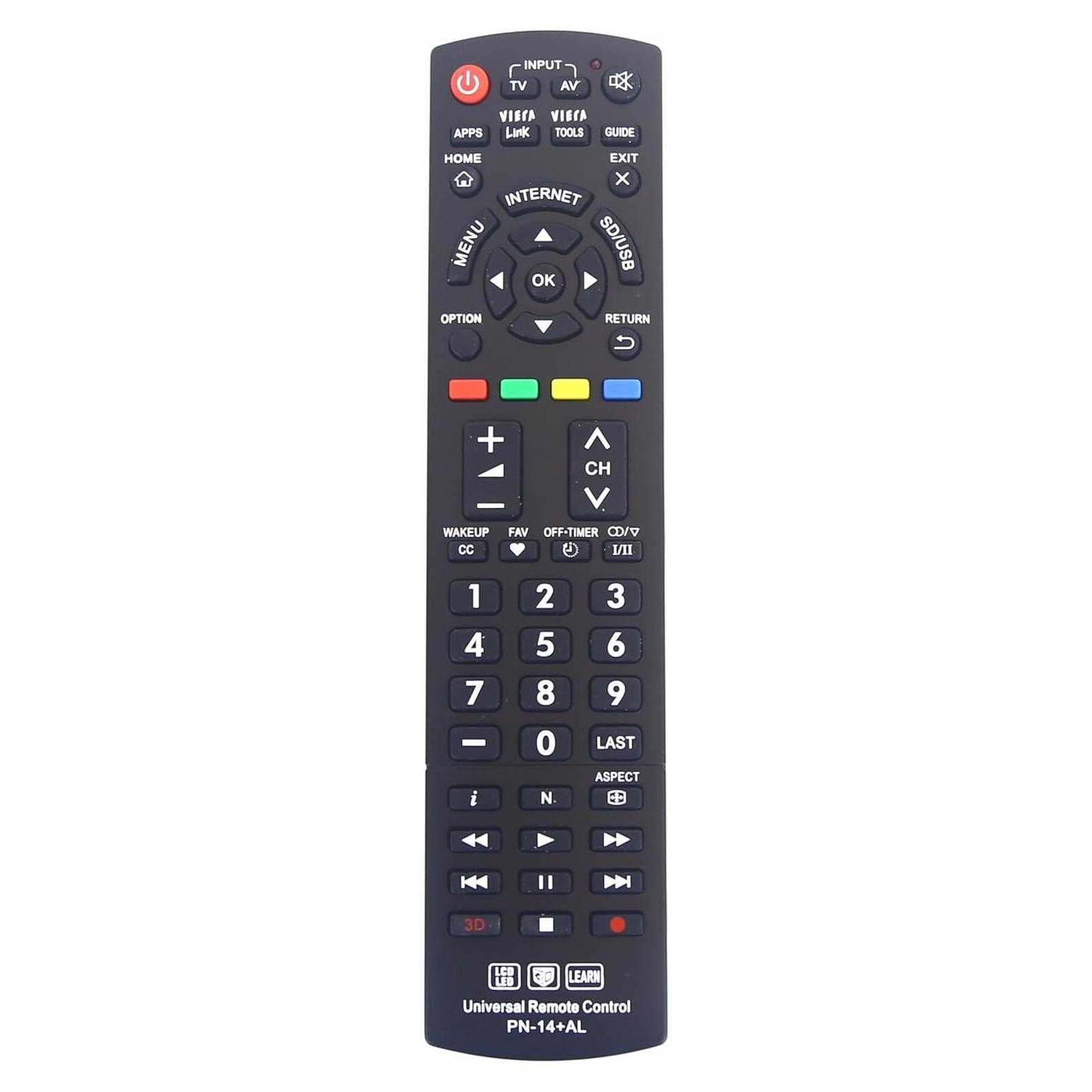 Control Remoto Reemplazo Panasonic NTR-001 para Televisores