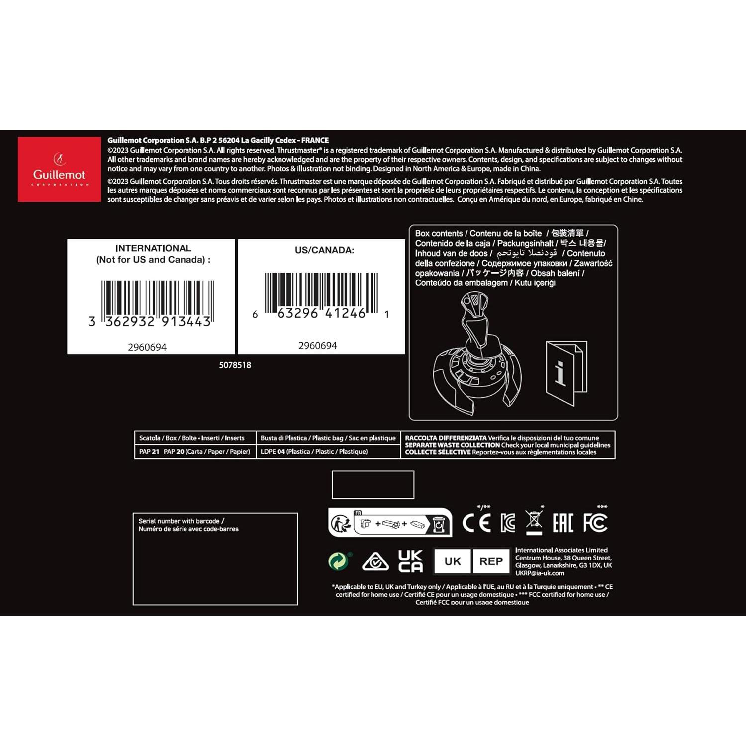 Joystick Thrustmaster T.Flight Stick X para PC