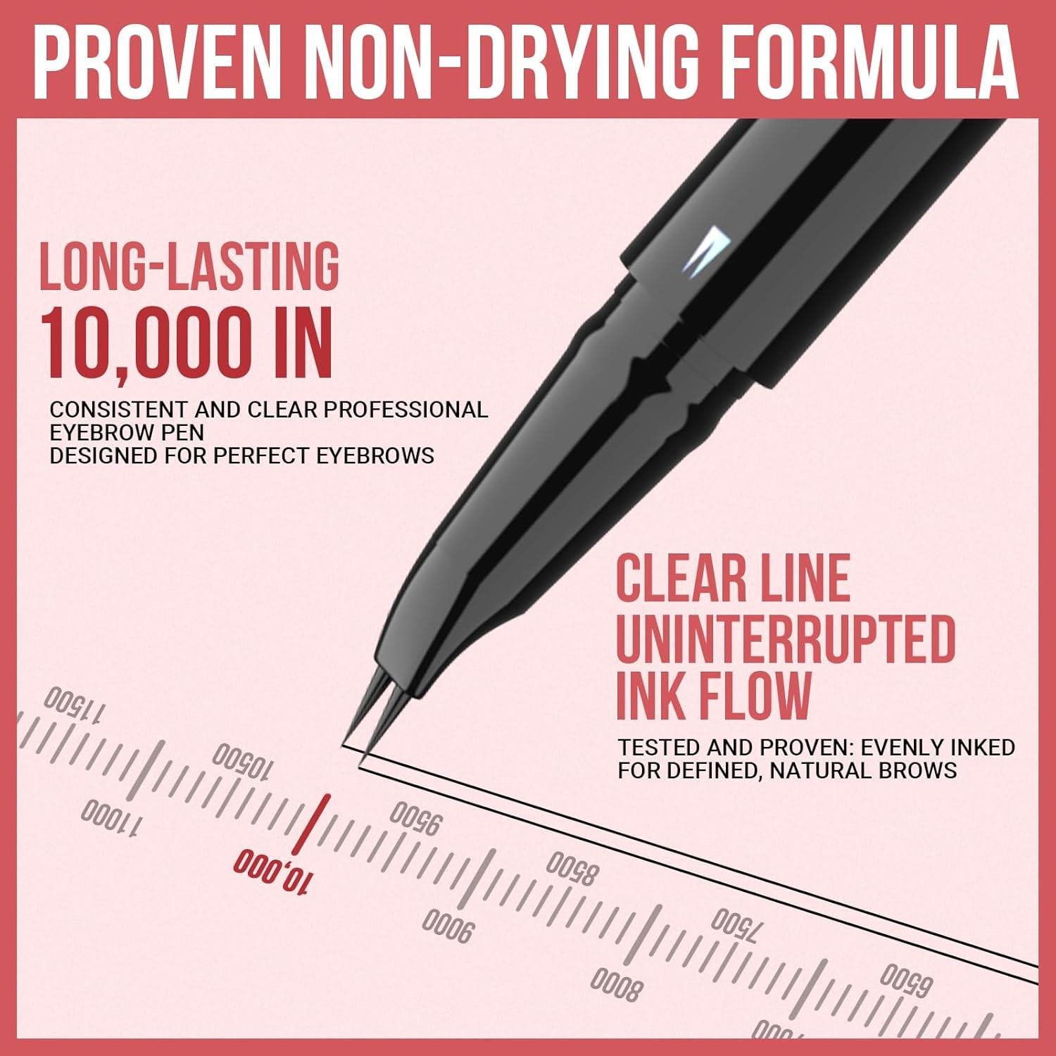 Lápiz de Cejas Curvado iMethod - Marrón Claro, Doble Extremo