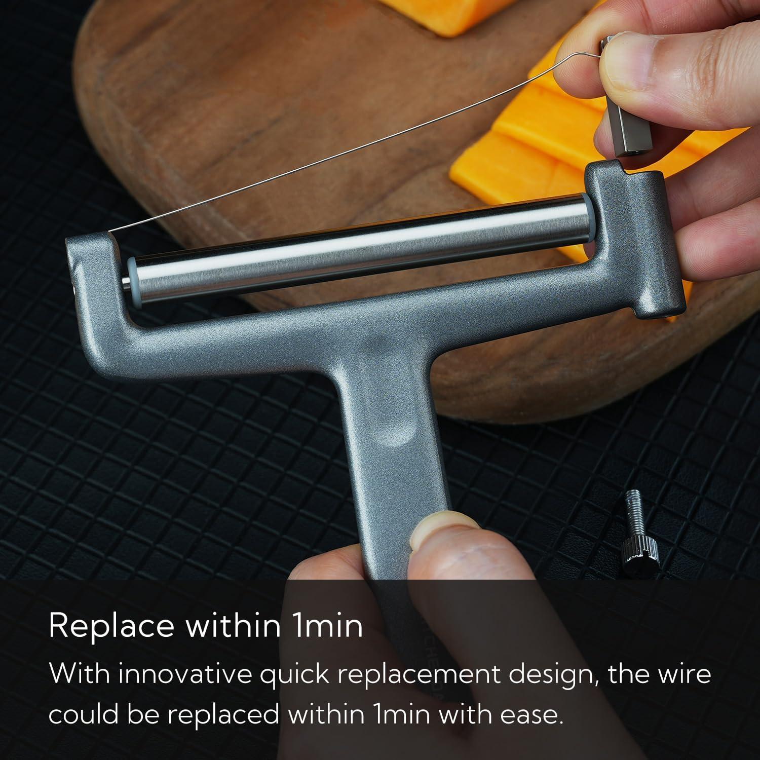 Cortador de Queso KITCHENDAO KD20297S Ajustable y Apto Lavavajillas