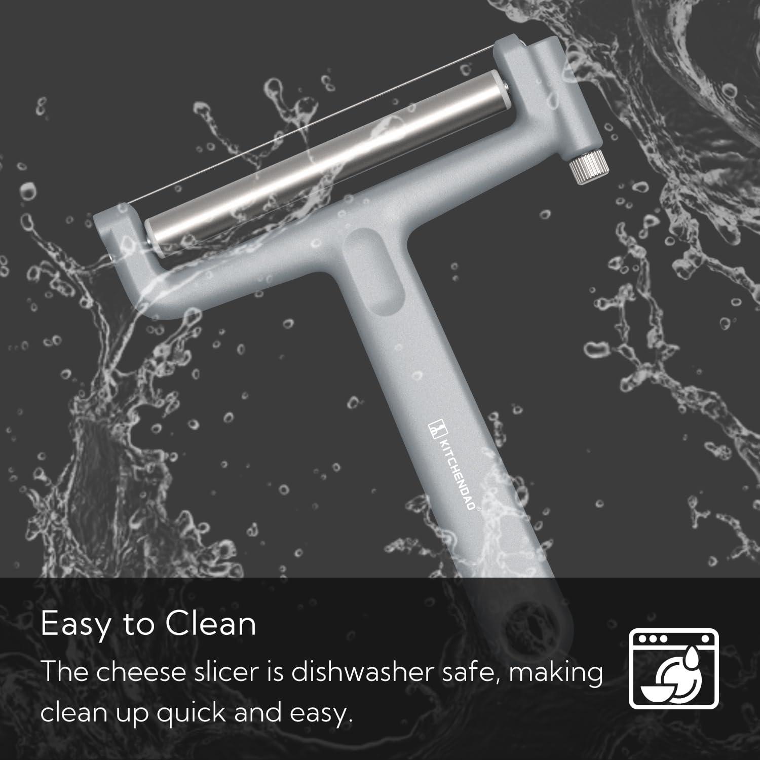 Cortador de Queso KITCHENDAO KD20297S Ajustable y Apto Lavavajillas
