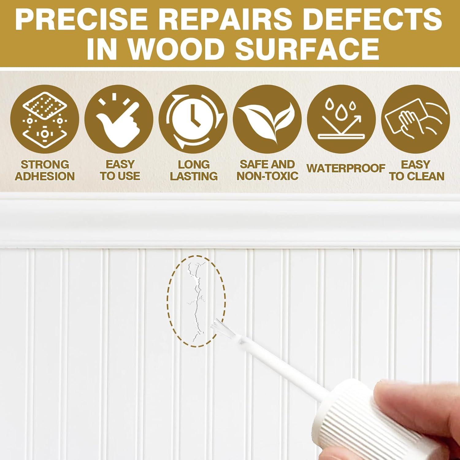 Pintura de Reparación de Madera AstraVox 1.5 Oz Negra Brillante