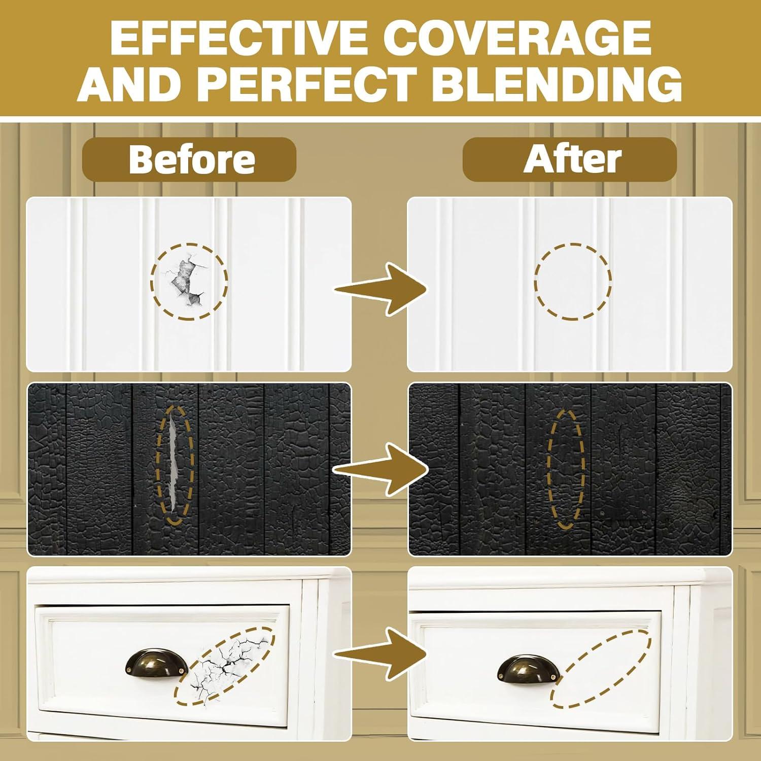 Pintura de Reparación de Madera AstraVox 1.5 Oz Negra Brillante