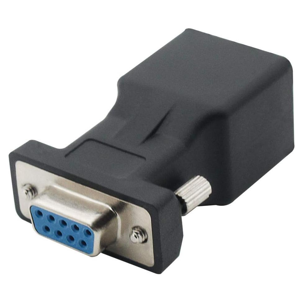Adaptador DB9 RS232 a RJ45 YIOVVOM - Extensor de Red
