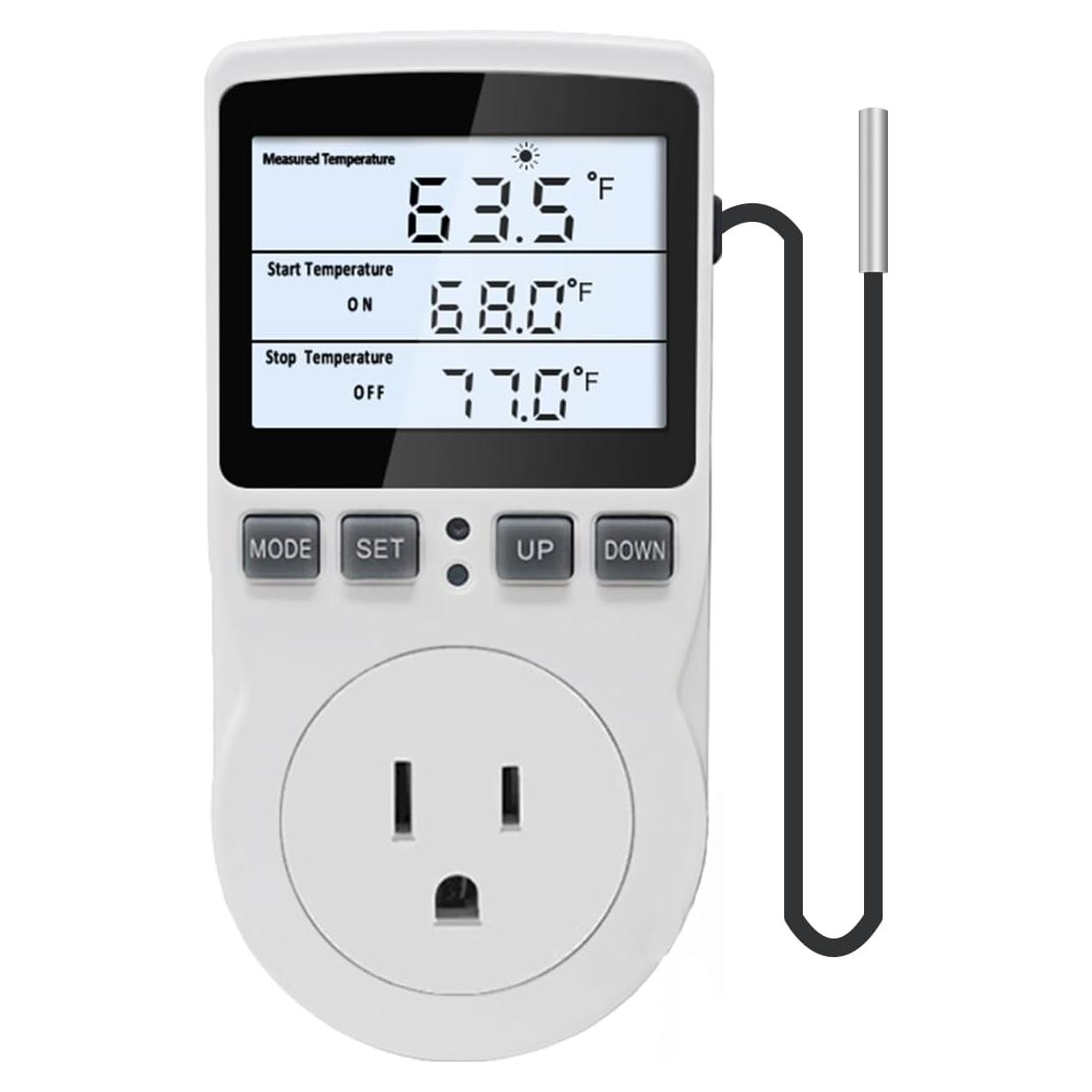 Termostato Digital KETOTEK KT3100BL con Sensor 3m 250V