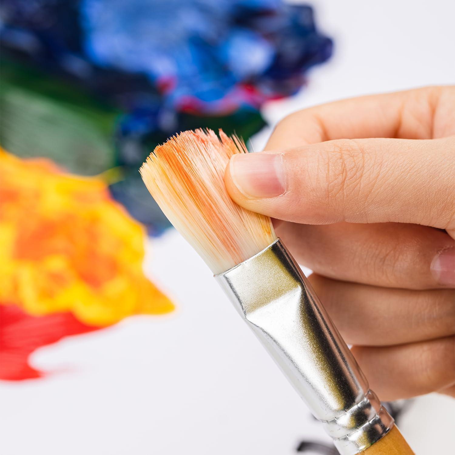 Pinceles de Pintura Amazon Basics 24 Piezas Multiusos