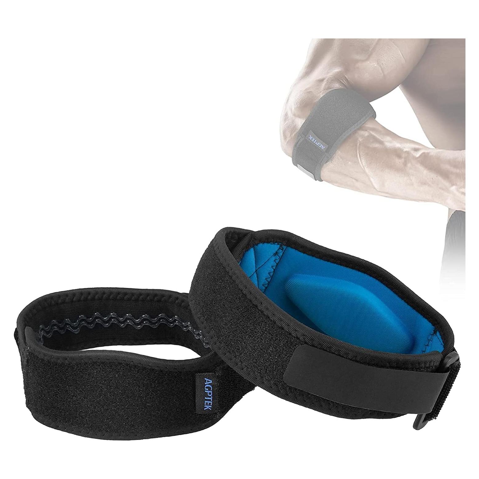 Faja para el Codo AGPTEK - Alivio Tendinitis y Codo de Tenista - 2 Piezas