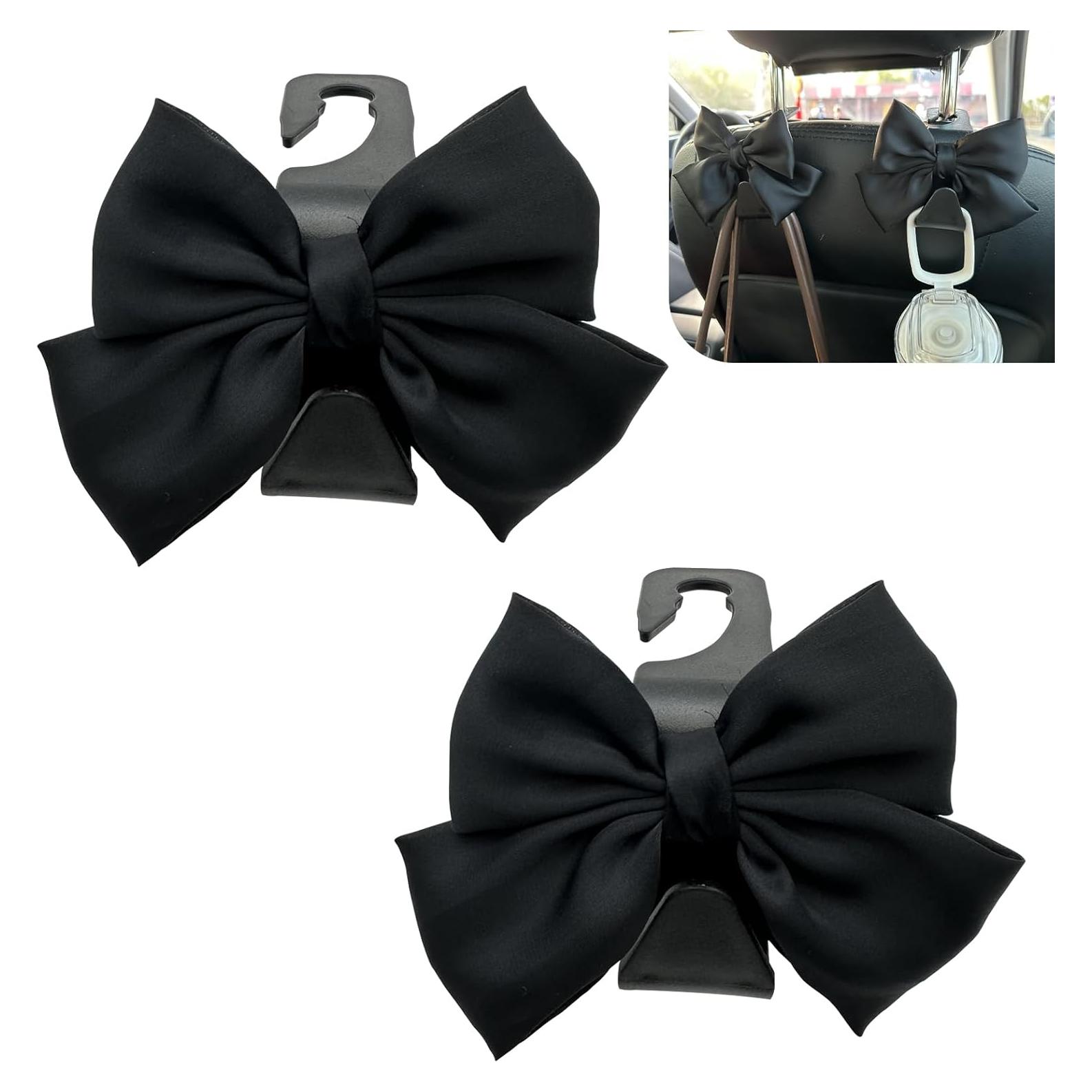 Ganchos de Reposacabezas Zikefest 2PCS para Coche - Negro