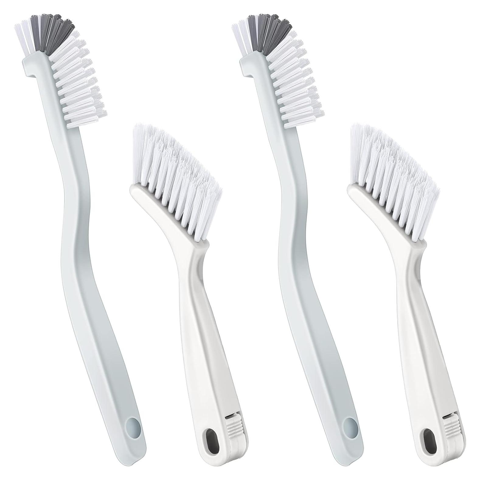 Conjunto de 4 Cepillos de Limpieza Patelai Blanco 2 en 1