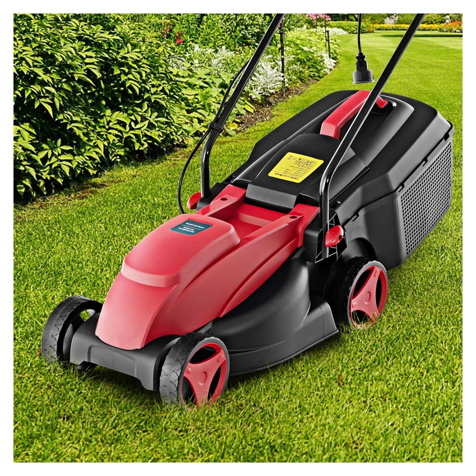 Cortadora de Césped Eléctrica Toolsempire 33 cm 10 A 25 L