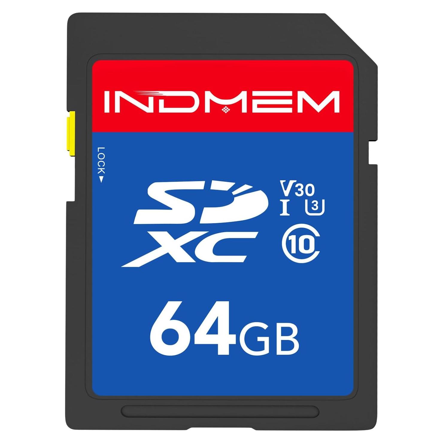 Tarjeta SD 64GB elecacc UHS-I V30 90MB/s para Cámara