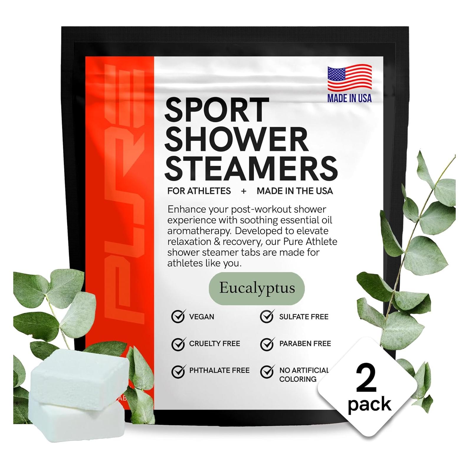 Bomba de Ducha Deportiva Pure Athlete Eucalipto y Mentol