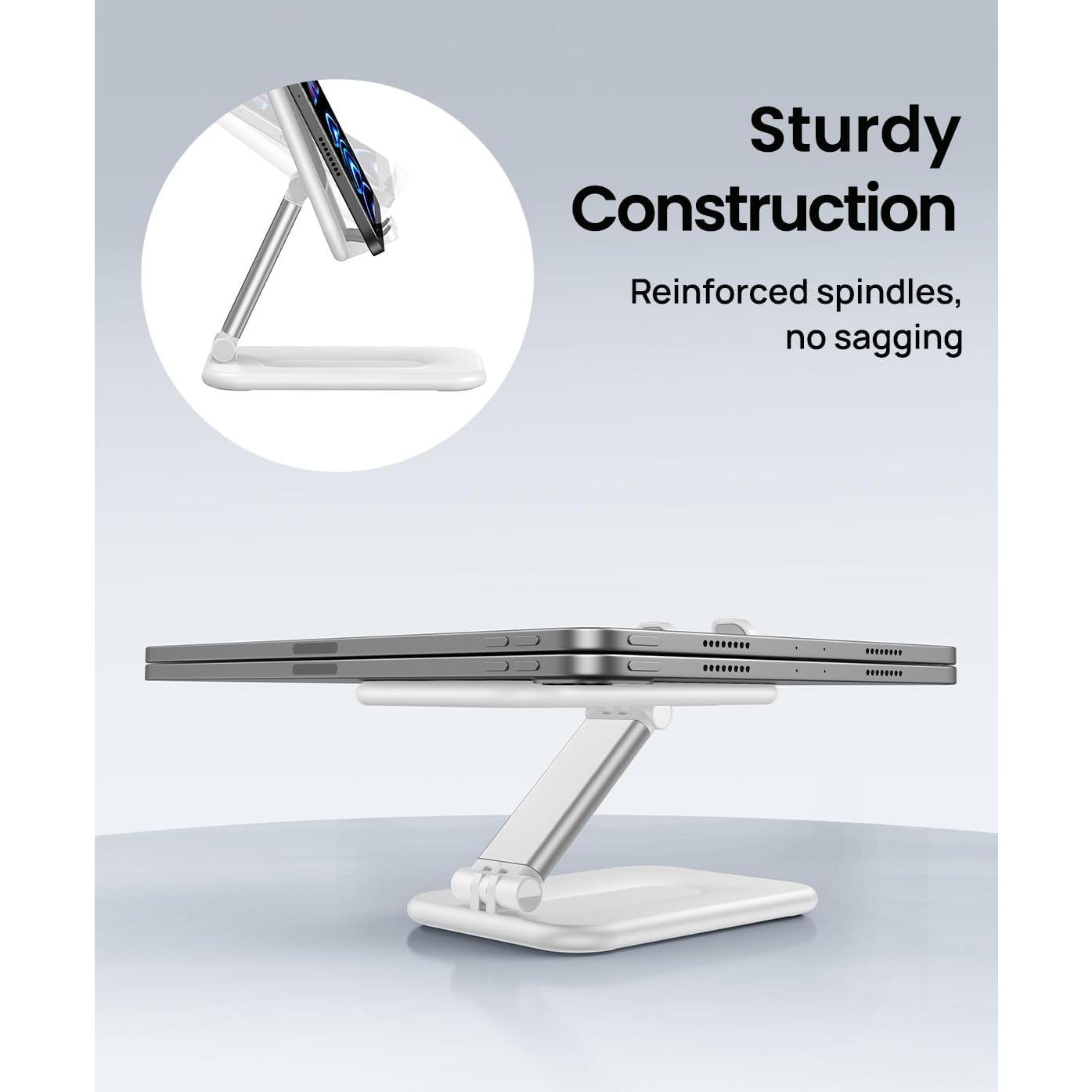 Soporte Plegable para Tableta OMOTON Blanco 32.77 cm