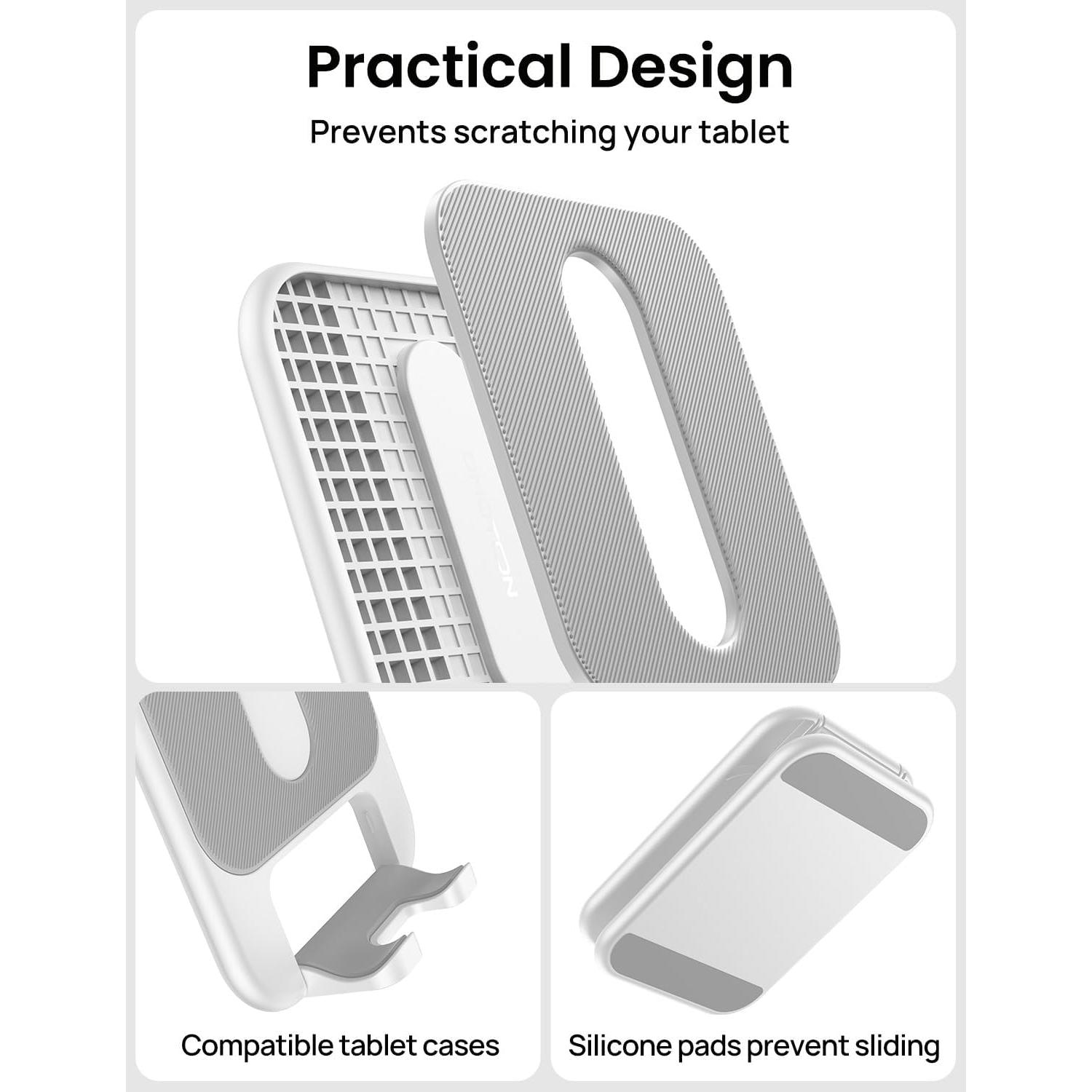 Soporte Plegable para Tableta OMOTON Blanco 32.77 cm