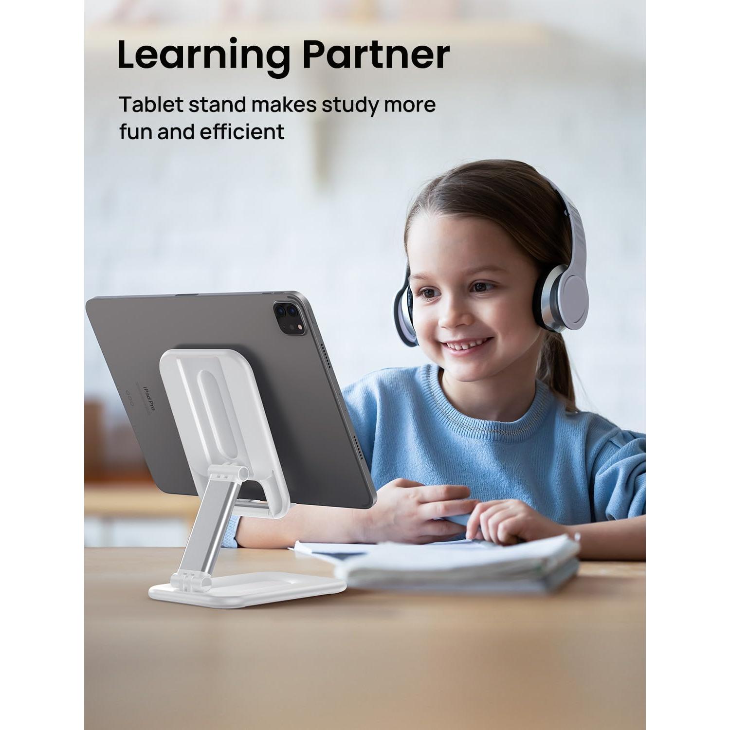 Soporte Plegable para Tableta OMOTON Blanco 32.77 cm