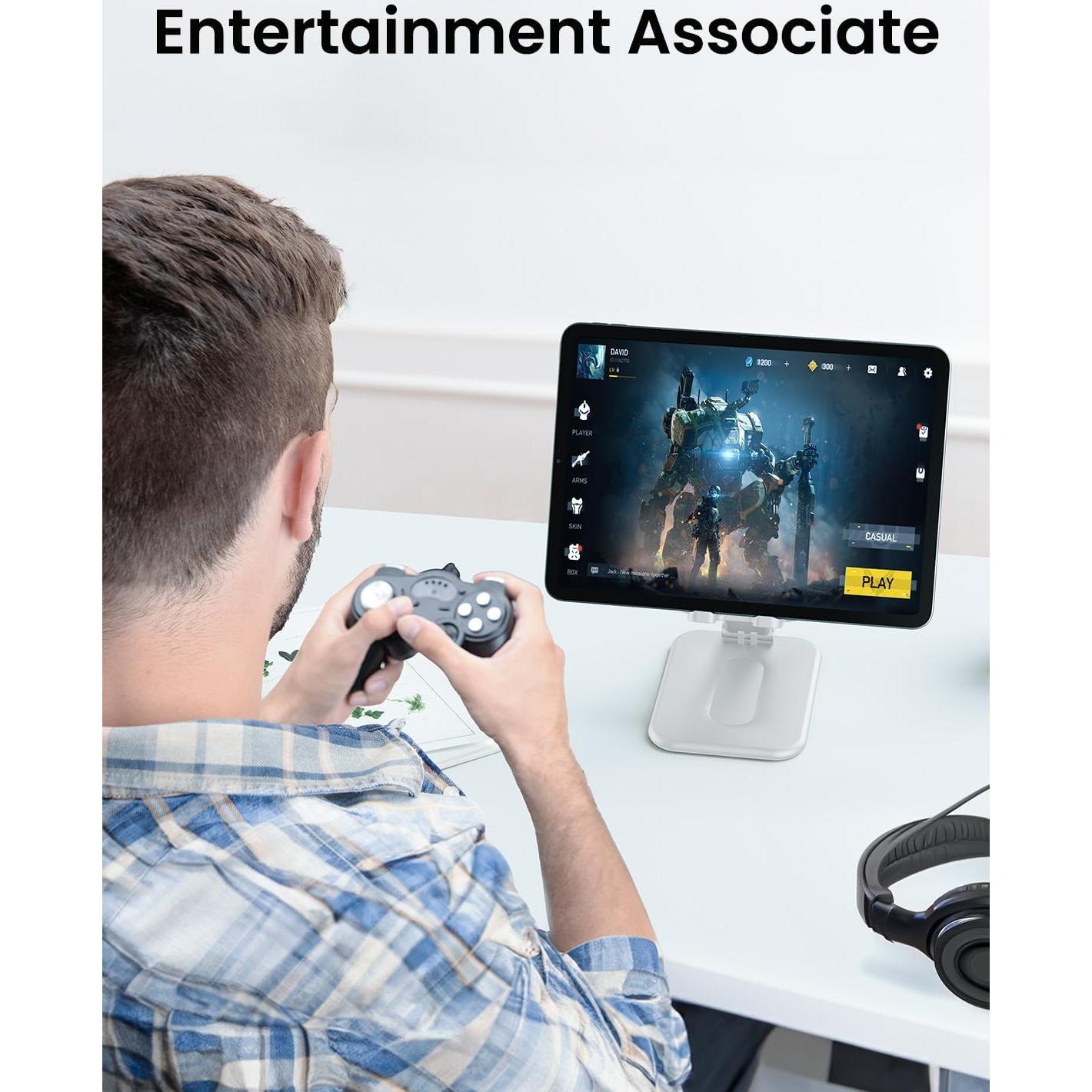 Soporte Plegable para Tableta OMOTON Blanco 32.77 cm