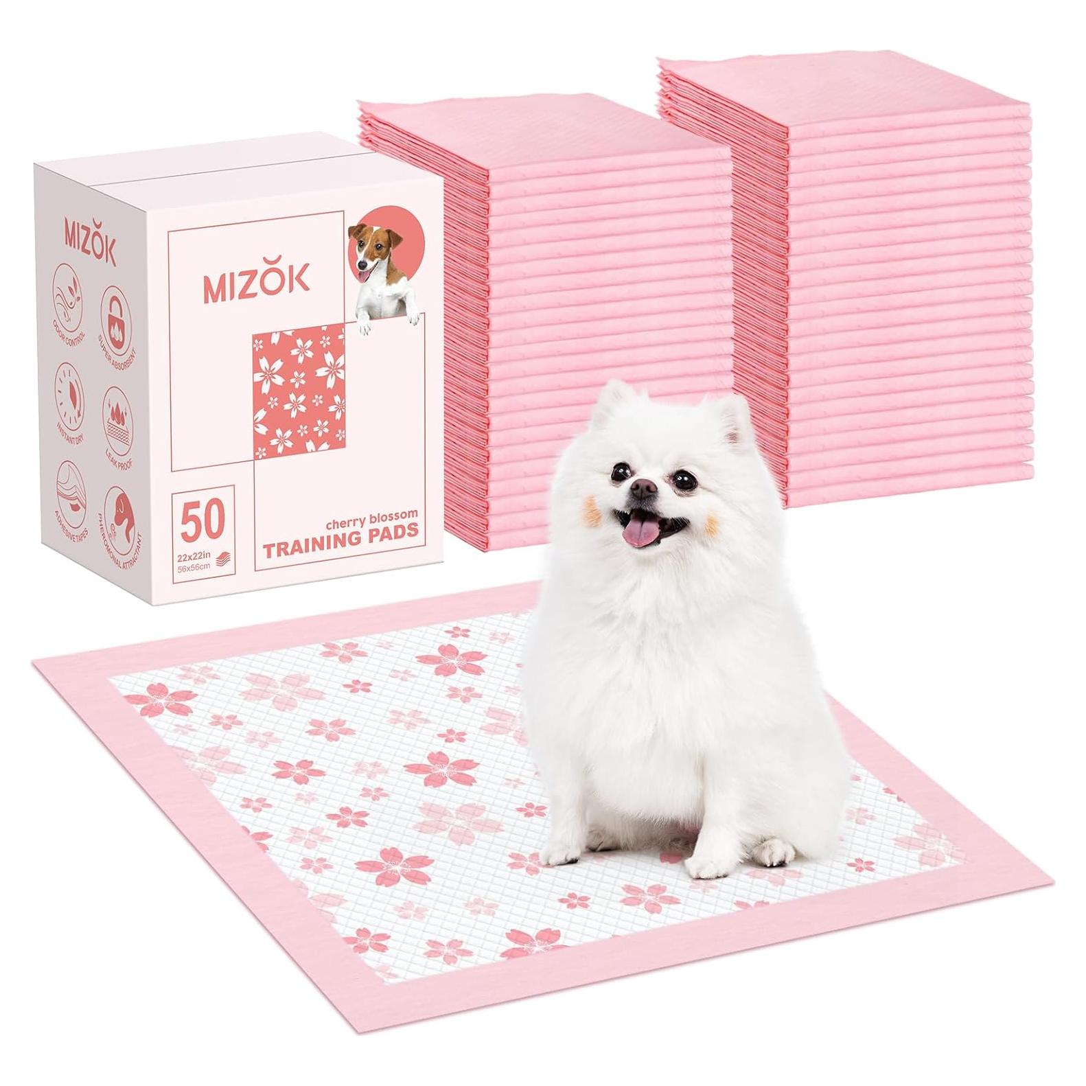 Almohadillas para Cachorros MIZOK 56x56cm Rosa 50 Cuentas