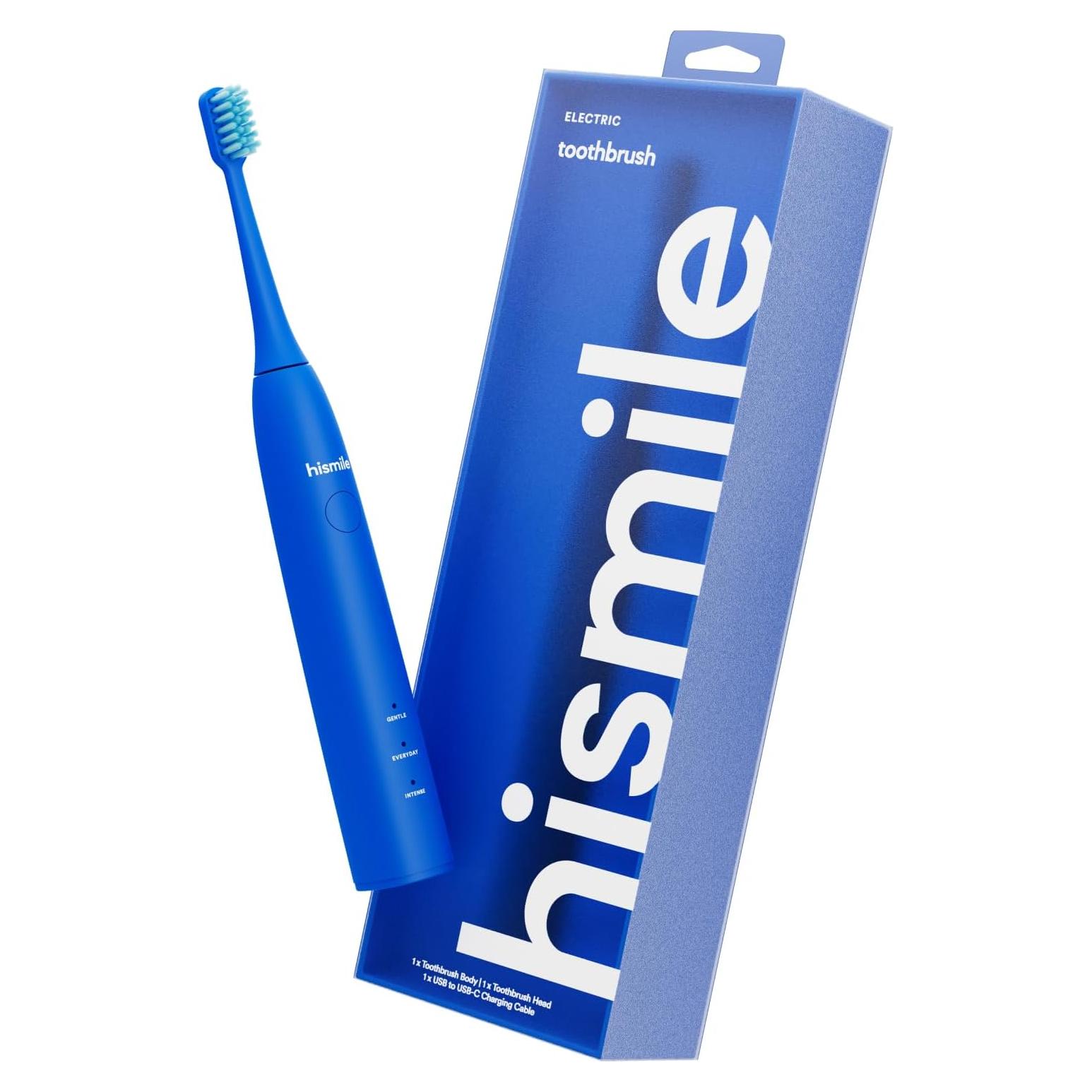 Cepillo de Dientes Eléctrico HISMILE Azul Brillante, 3 Modos