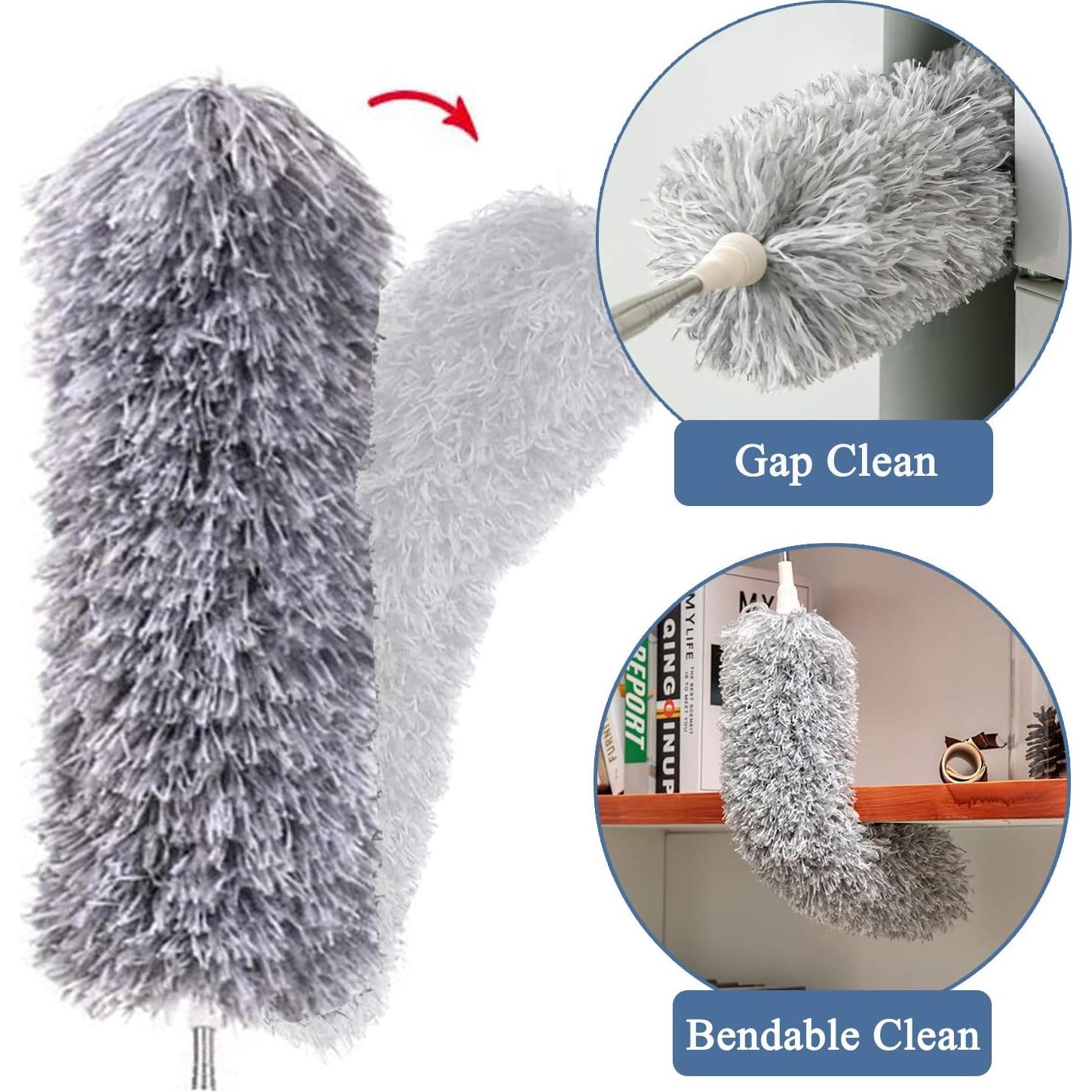 Plumero Extensible MIZIKUSON de Microfibra 254 cm Lavable