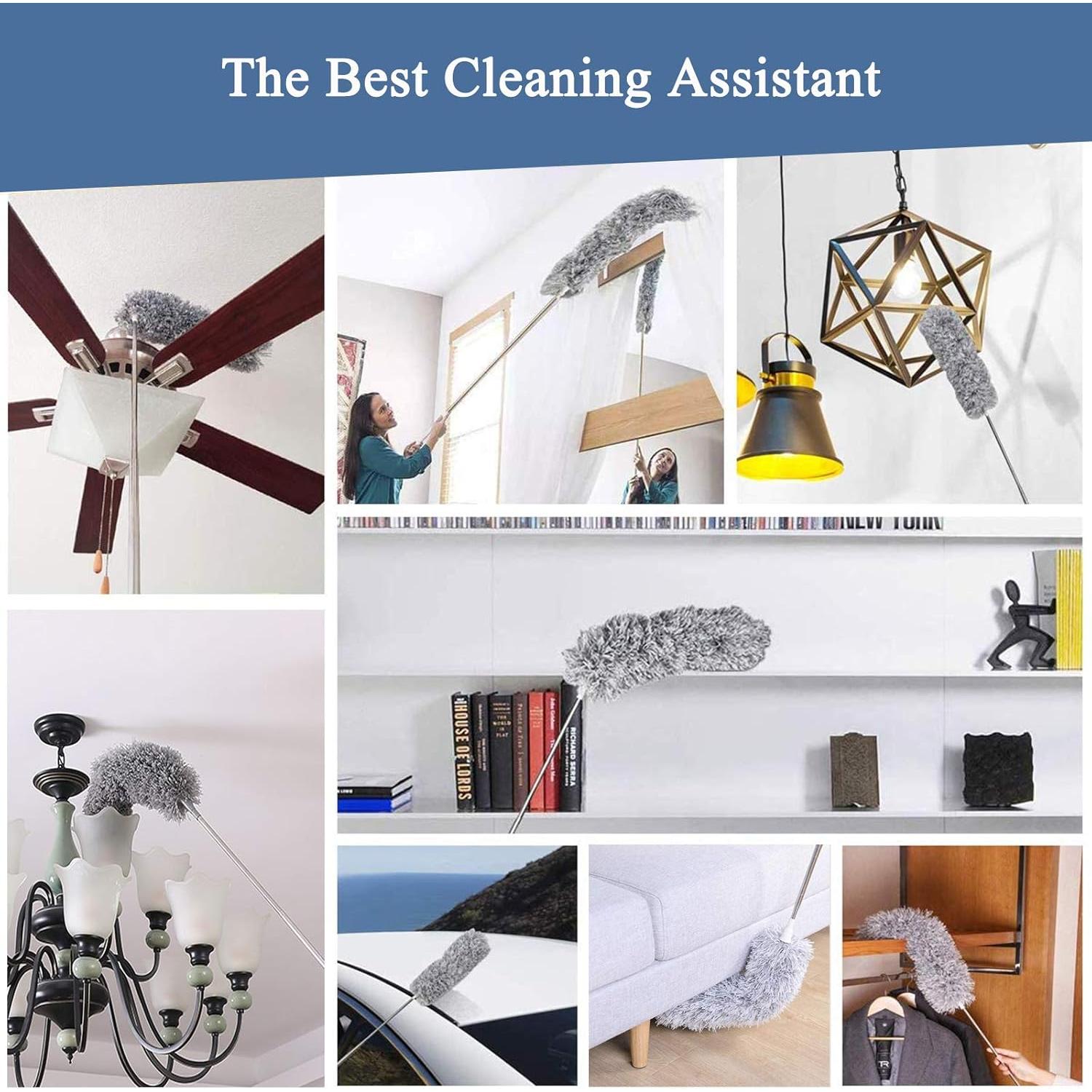 Plumero Extensible MIZIKUSON de Microfibra 254 cm Lavable