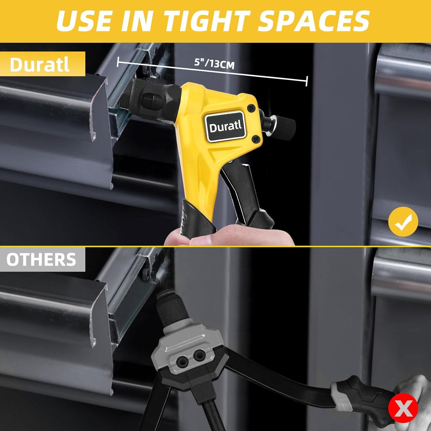 Kit de Herramientas para Tuercas Remachadas Duratl DT600 106 Piezas